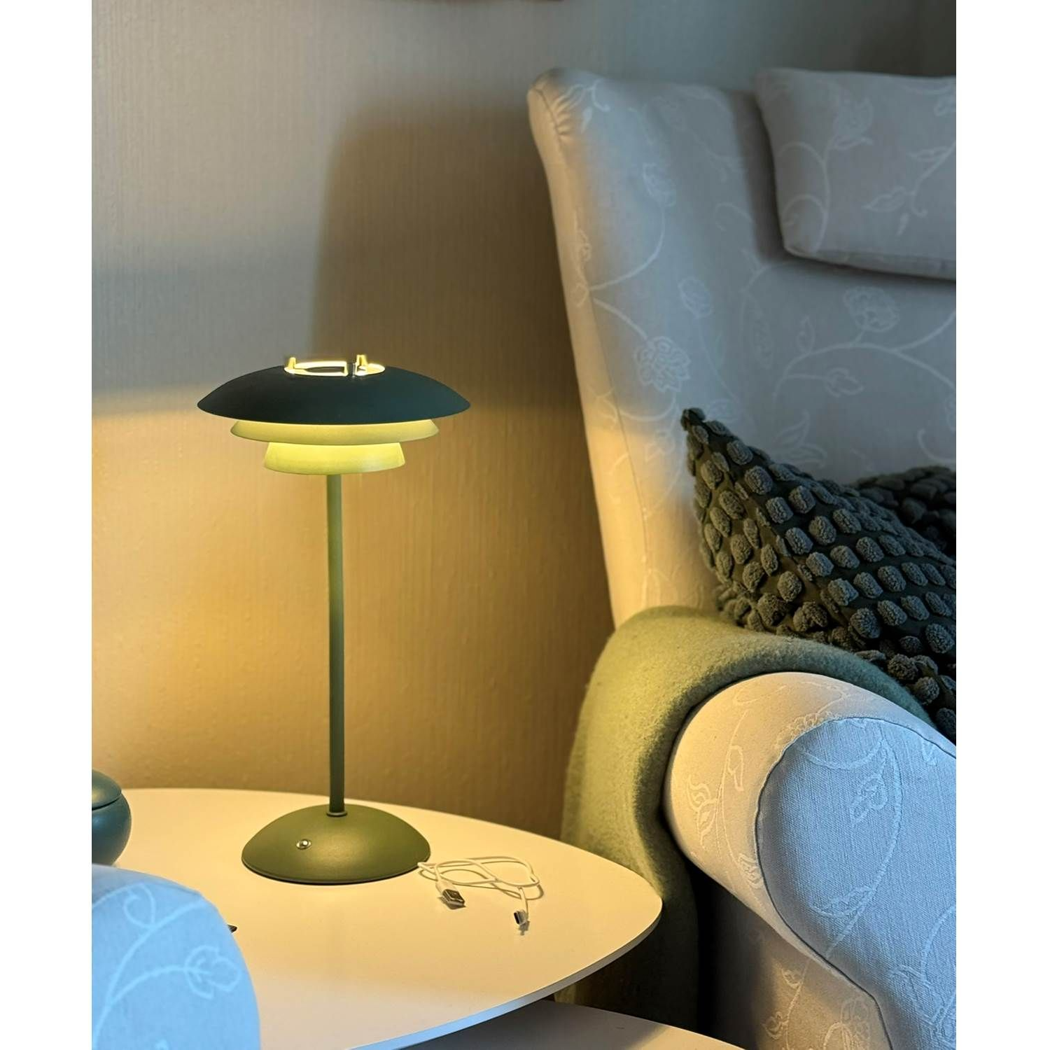 7041661282926 Aneta Epsilon grøn portable lampe Lamper,Bordlamper,Trådløse bordlamper 2190012477 149471