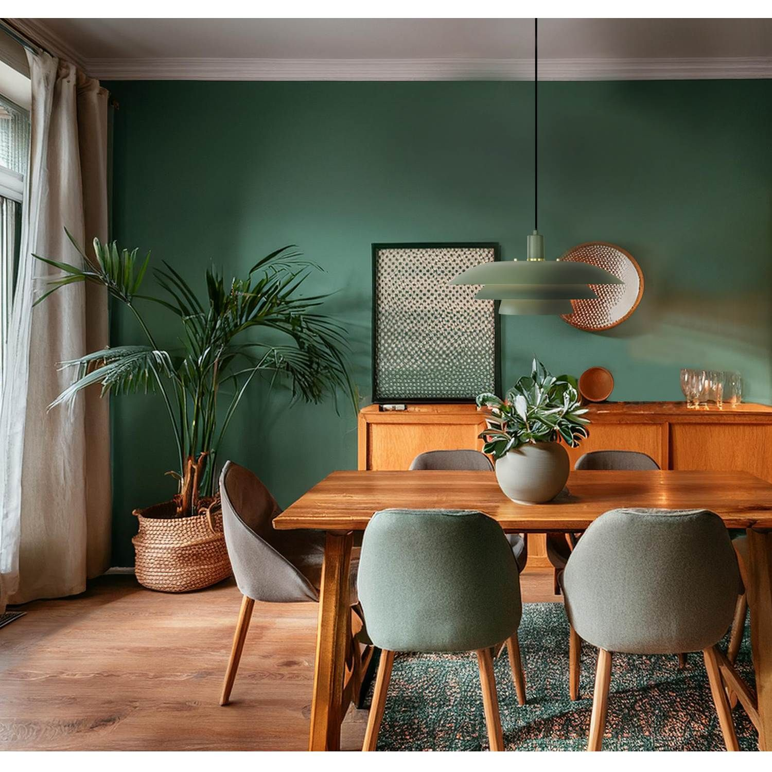 7041661283510 Aneta Epsilon Ø45 grøn pendel Lamper,Pendler-/ Hængelamper,Pendler/Hængelamper 2190013356 Epsilon