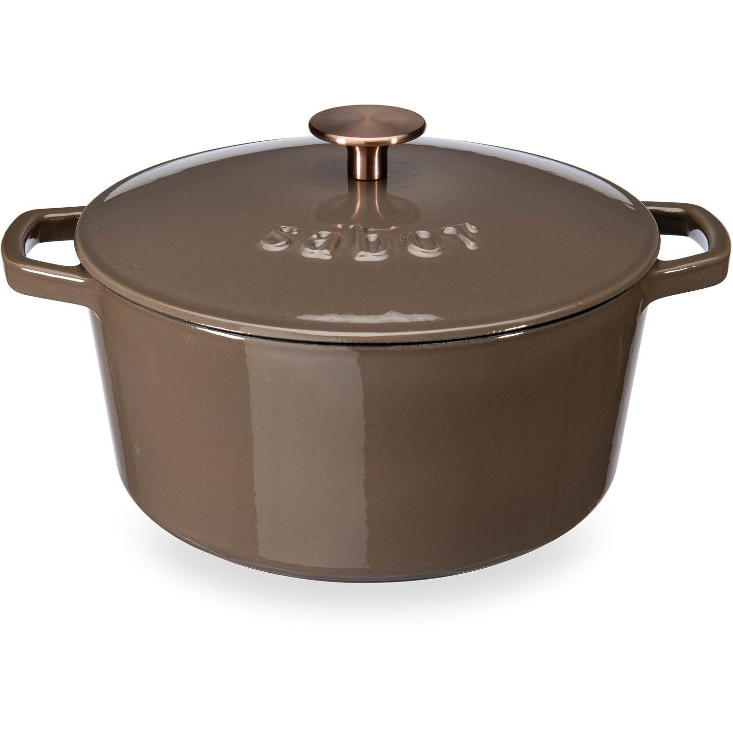 7070549266819 Sabor Ø24, mahogni - Støbejernsgryde Husholdning,Køkkenudstyr,Gryder 2190011833