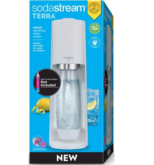 7290113769038 Sodastream Terra White - Sodavandsmaskine Husholdning,Køkkenmaskiner,Sodavandsmaskiner 2100690380 Terra White