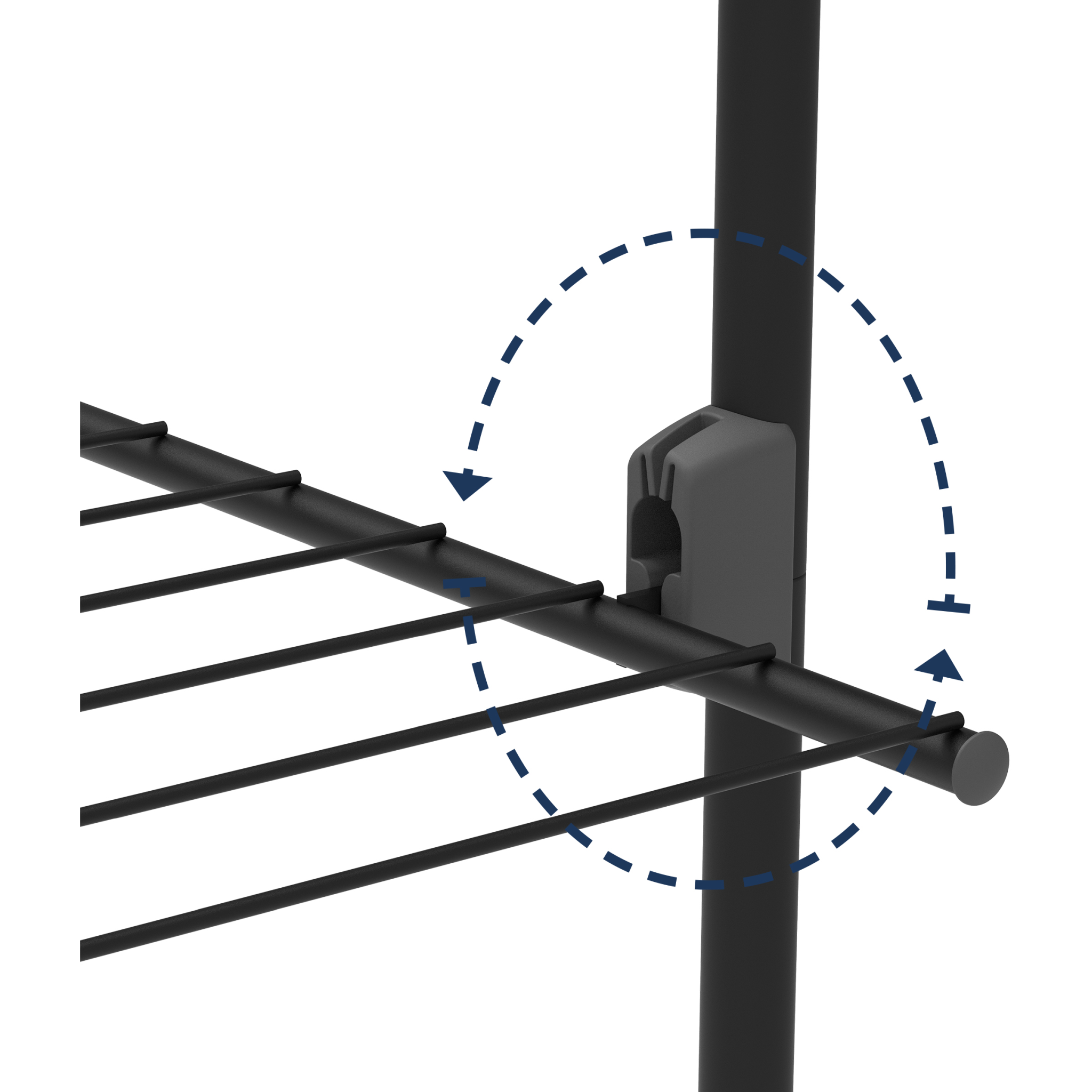 7315542910407 Rörets Triple+, sort - Tørrestativ Hus & Have,Tøjbehandling,Tørrestativer 2190013978