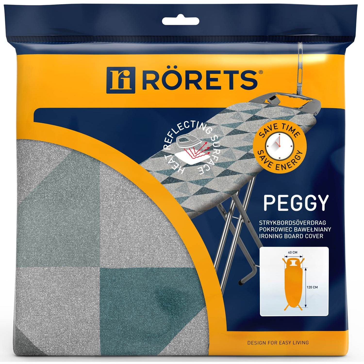 7315547557010 Rörets Peggy - Betræk til strygebræt Hus & Have,Tøjbehandling,Strygebræt 2190001478