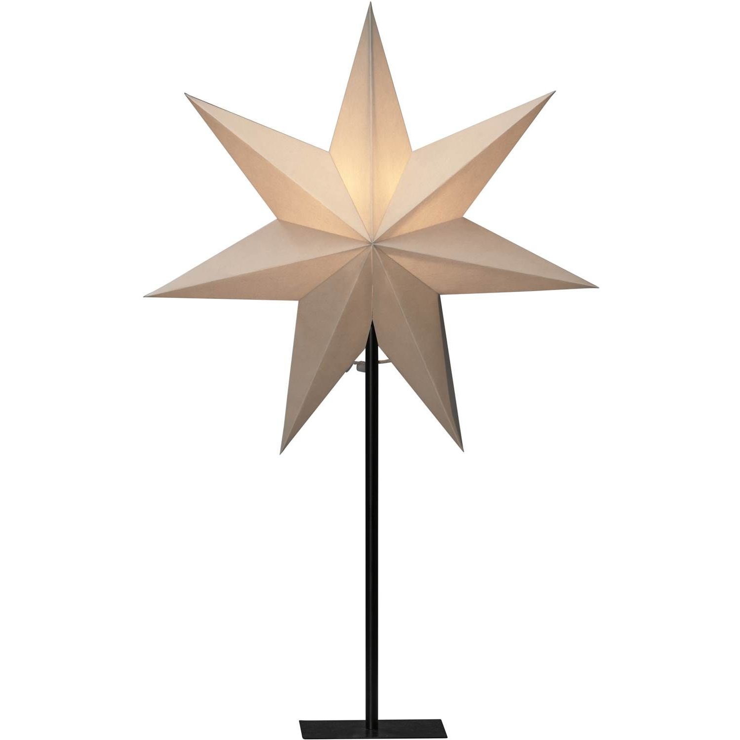 7318301761357 Konstmide greige - Julestjerne på fod Lamper,Julebelysning,Julebelysning 2190004116 121730