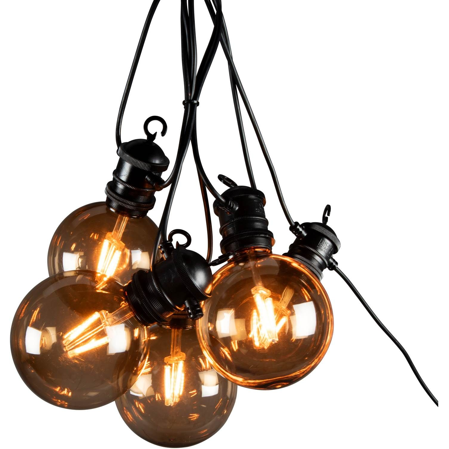 7318302393861 Konstmide 10L røgfarvet - Lyskæde Lamper,Julebelysning,Julebelysning 2190006588 126612