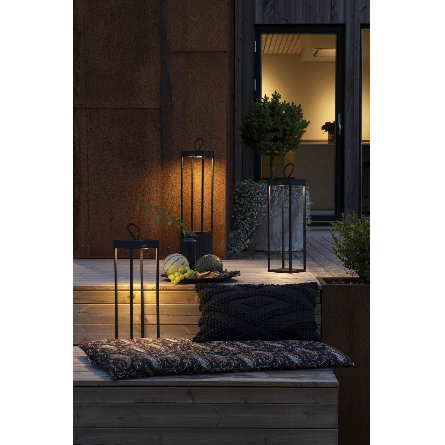 7318307812756 Konstmide Ravello sort - Lanterne Lamper,Udendørs- lamper,Udendørslamper 2190001587 116431