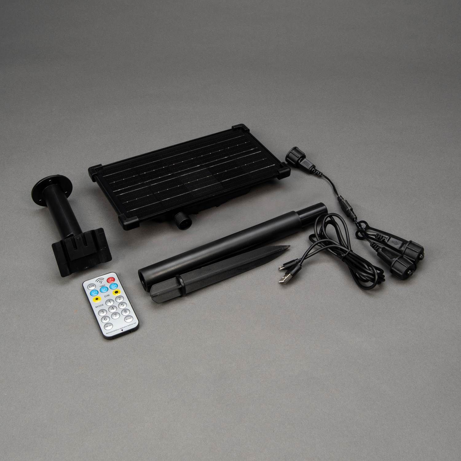 7318307850000 Konstmide - Batteribox med solcellepanel Lamper,Udendørs- lamper,Solcelle lamper 2190006591 126615