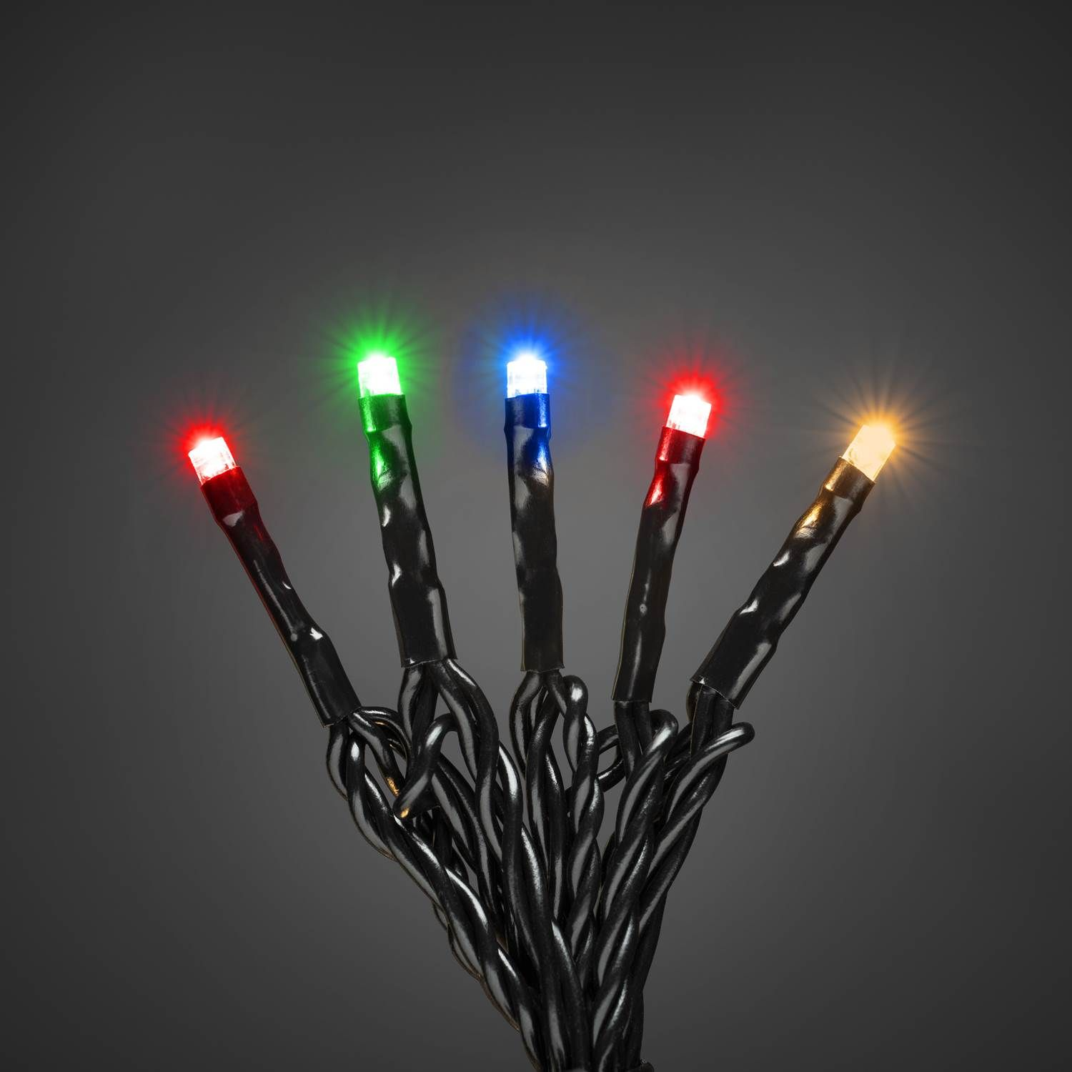 7318309565070 Konstmide 3956-507 100 LED farvet udendørs lyskæde Lamper,Julebelysning,Julebelysning 2190000497 109261