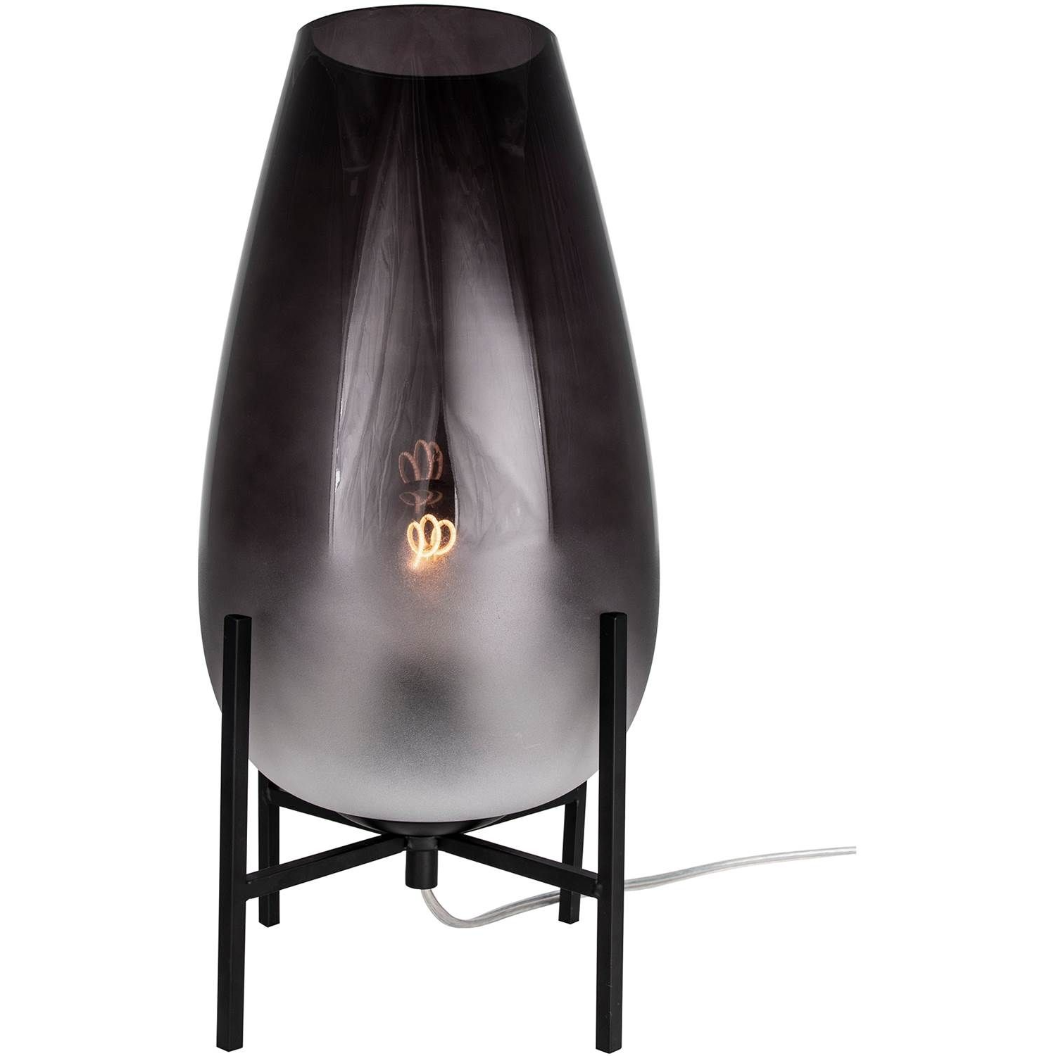 7319436109564 Globen Lighting Tulip røgfarvet - Bordlampe Lamper,Bordlamper,Bordlamper 2190009020 114576