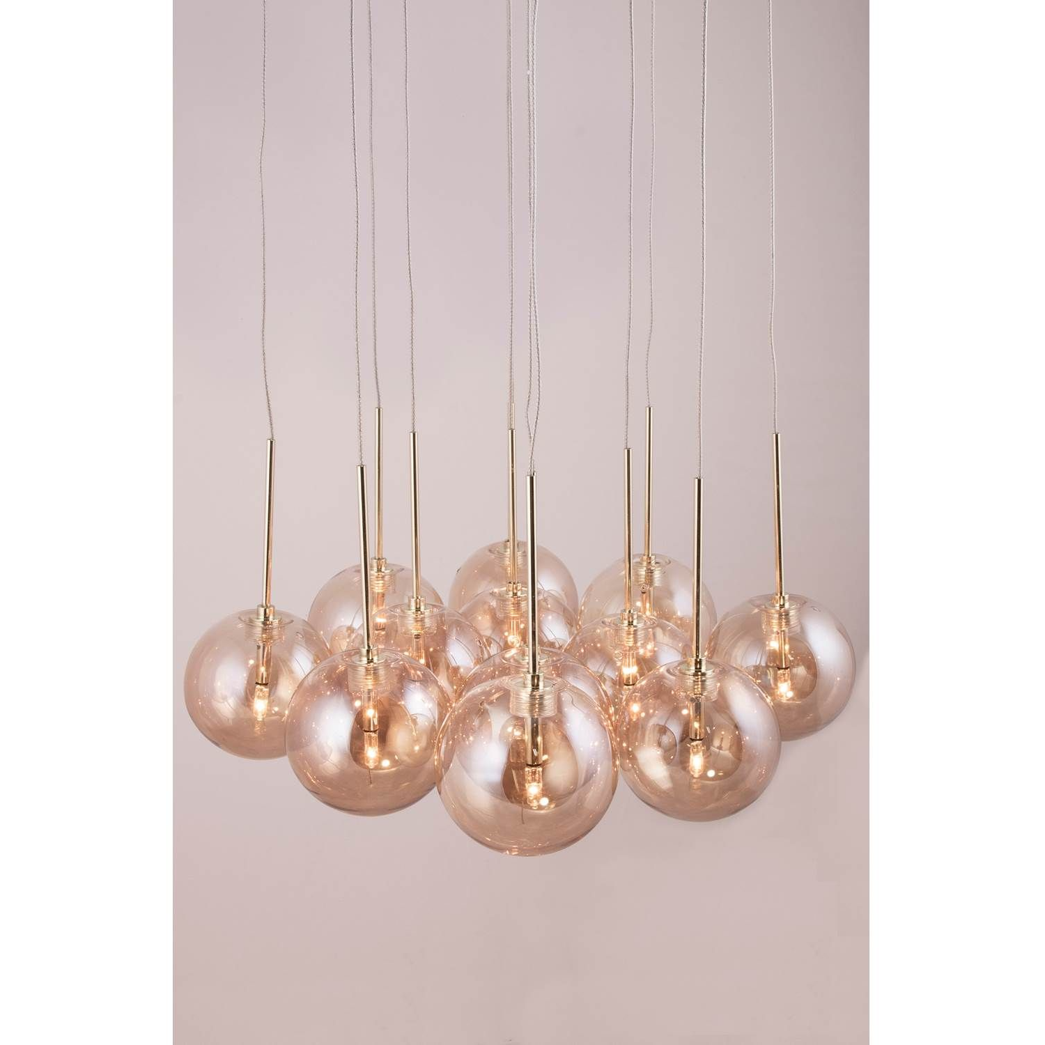 7319436551547 Globen Lighting Skyfall amber/messing - Skyfall Lamper,Pendler-/ Hængelamper,Pendler/Hængelamper 2190001196 114568