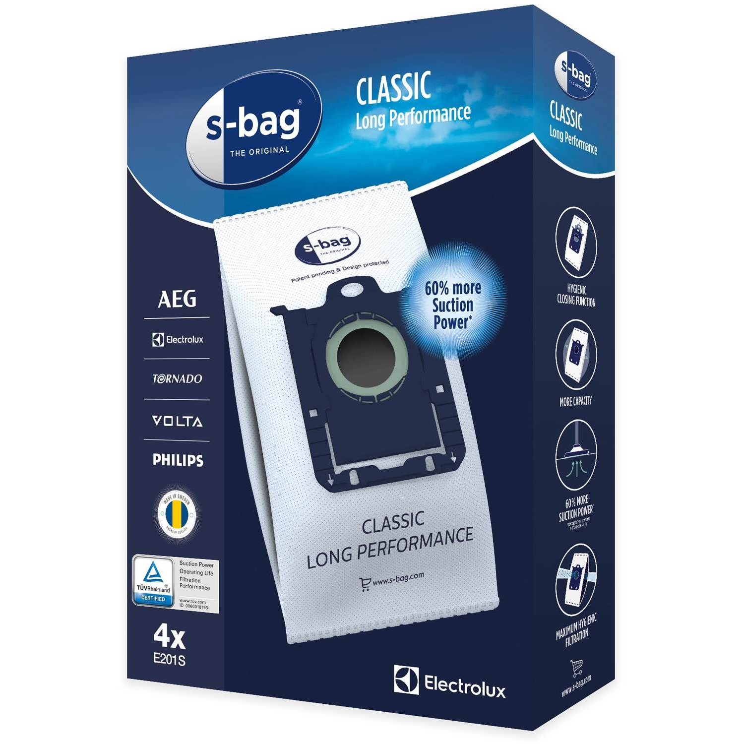 Electrolux E201S S-BAG - Støvsugerposer
