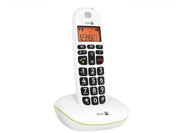 7322460055394 Doro PhoneEasy 100w, white Telefon & GPS,Fastnettelefoni,Fastnettelefoner 20500608129 5539