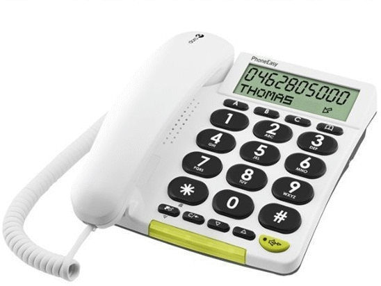 7322460056391 Doro PhoneEasy 312cs Vit Telefon & GPS,Fastnettelefoni,Fastnettelefoner 20500608241 5639