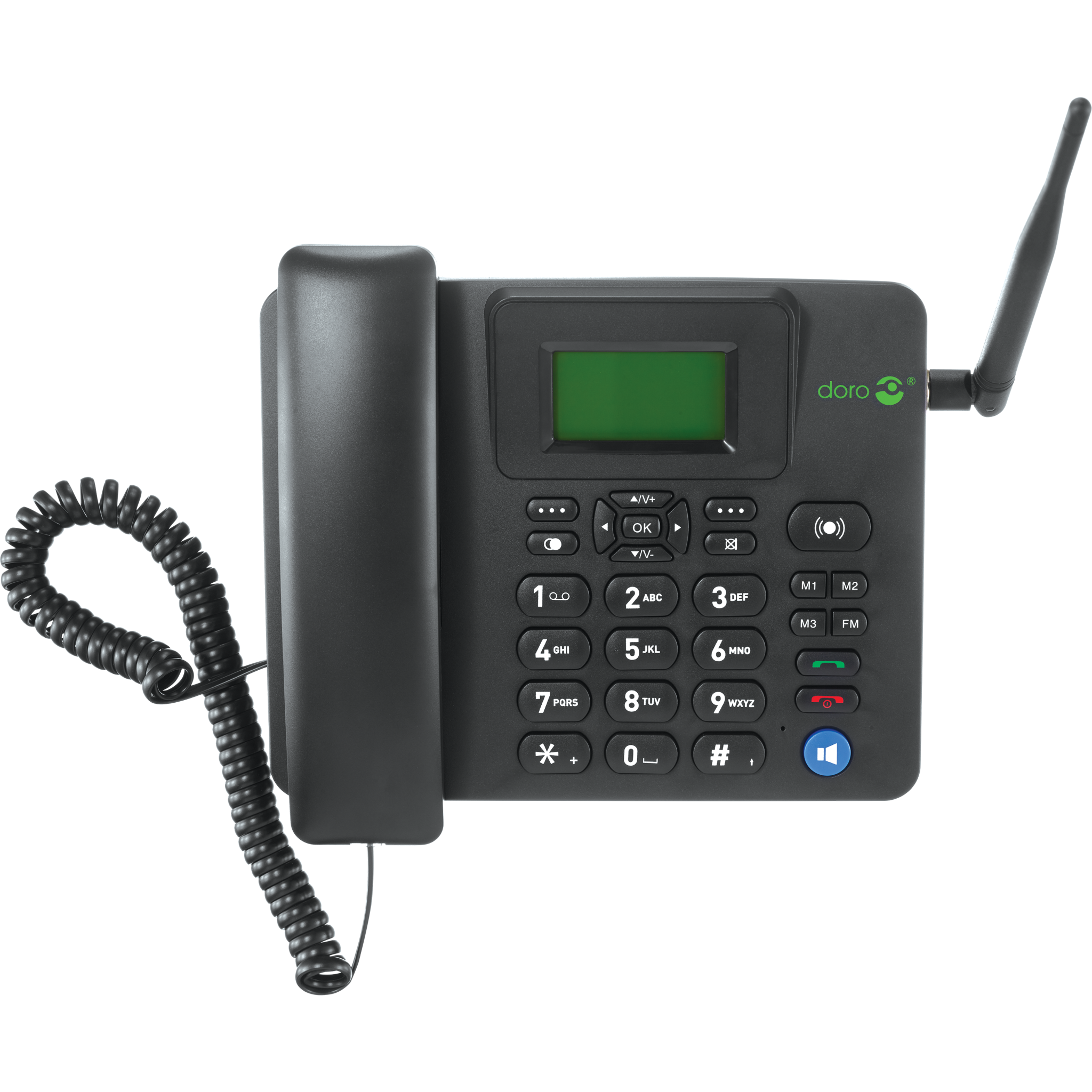 Doro 4100H 4G Desk Phone, Black