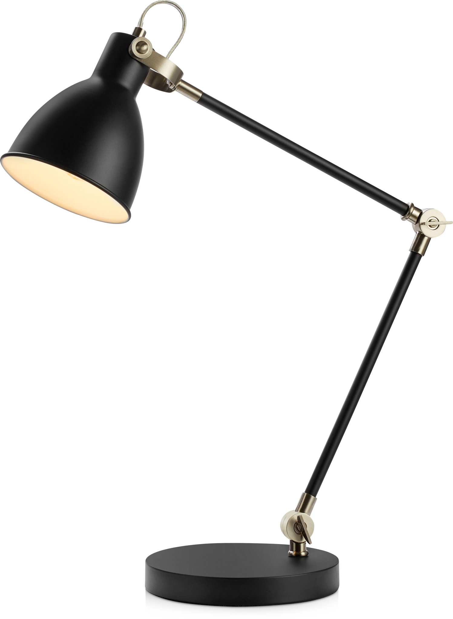 7330024585584 Marksløjd HOUSE sort/stål 107739 - Bordlampe Lamper,Bordlamper,Bordlamper 86800002650 HOUSE sort/stål 107739