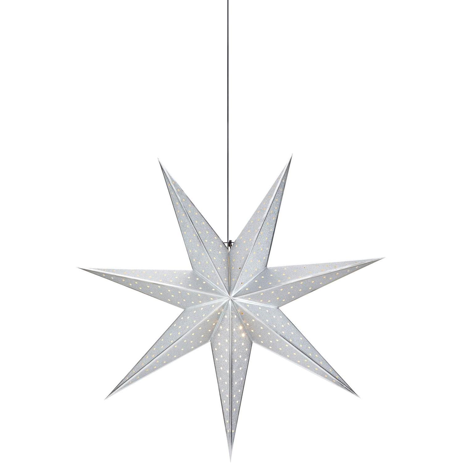 7330024597464 Markslöjd Glitter Ø75 silver - Julestjerne Lamper,Julebelysning,Julebelysning 2190006822 126943