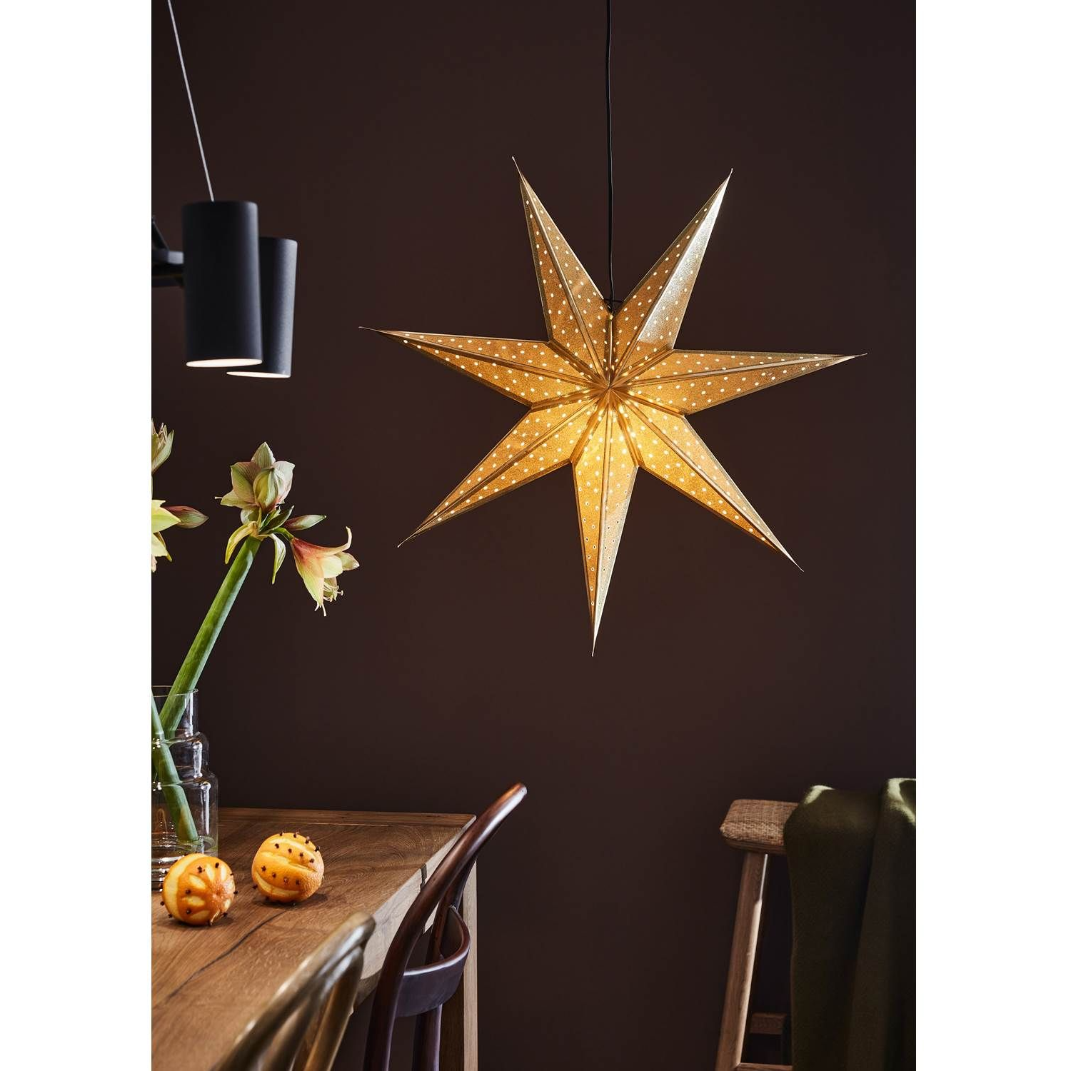 7330024597488 Markslöjd Glitter Ø75 guld - Julestjerne Lamper,Julebelysning,Julebelysning 2190006824 126945