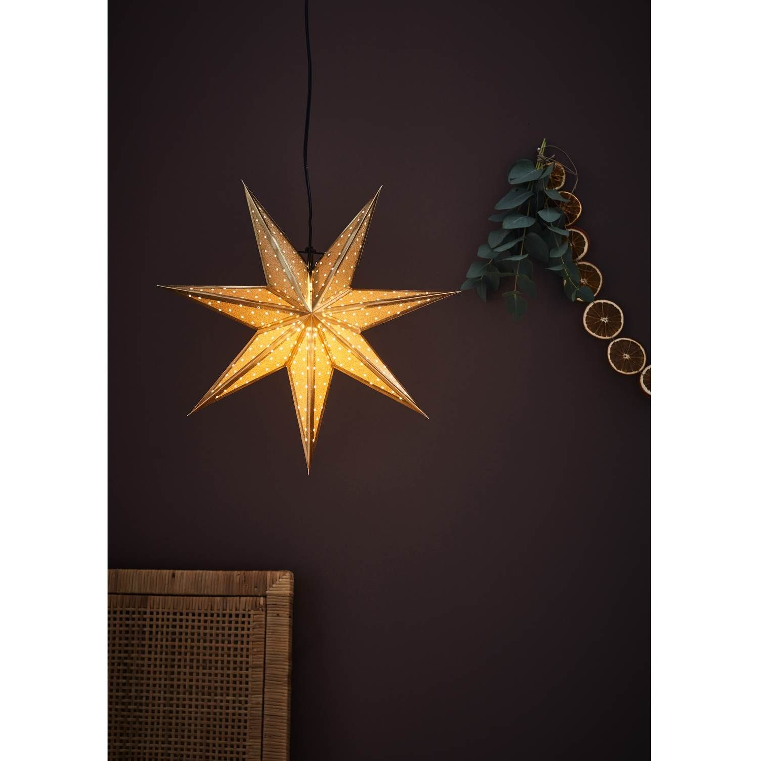 7330024597495 Markslöjd Glitter Ø45 guld - Julestjerne Lamper,Julebelysning,Julebelysning 2190006825 126946