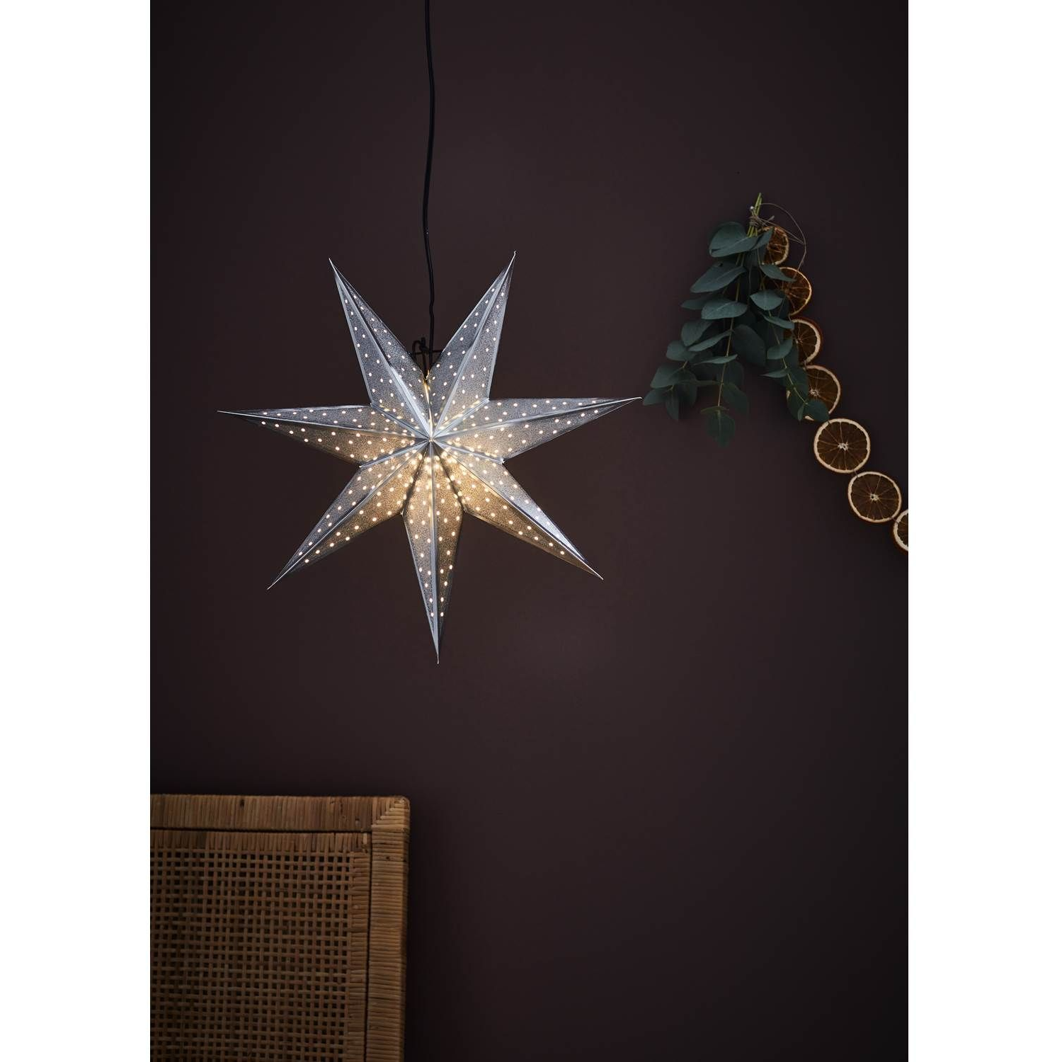 7330024597679 Markslöjd Glitter Ø45 silver - Julestjerne Lamper,Julebelysning,Julebelysning 2190006823 126944