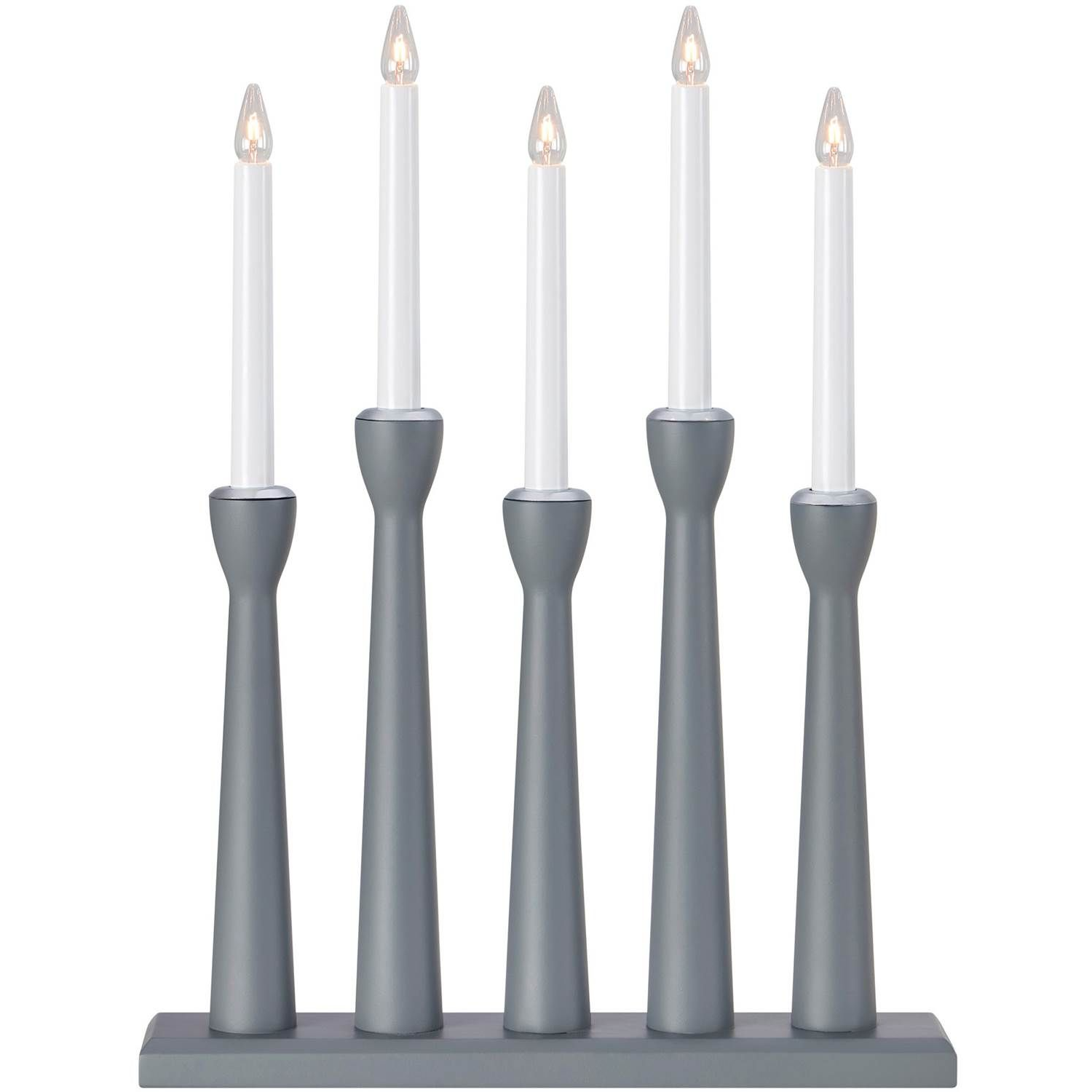 7330024604223 Markslöjd Flow grå - Adventsstage 5 lys Lamper,Julebelysning,Julebelysning 2190002061 118082