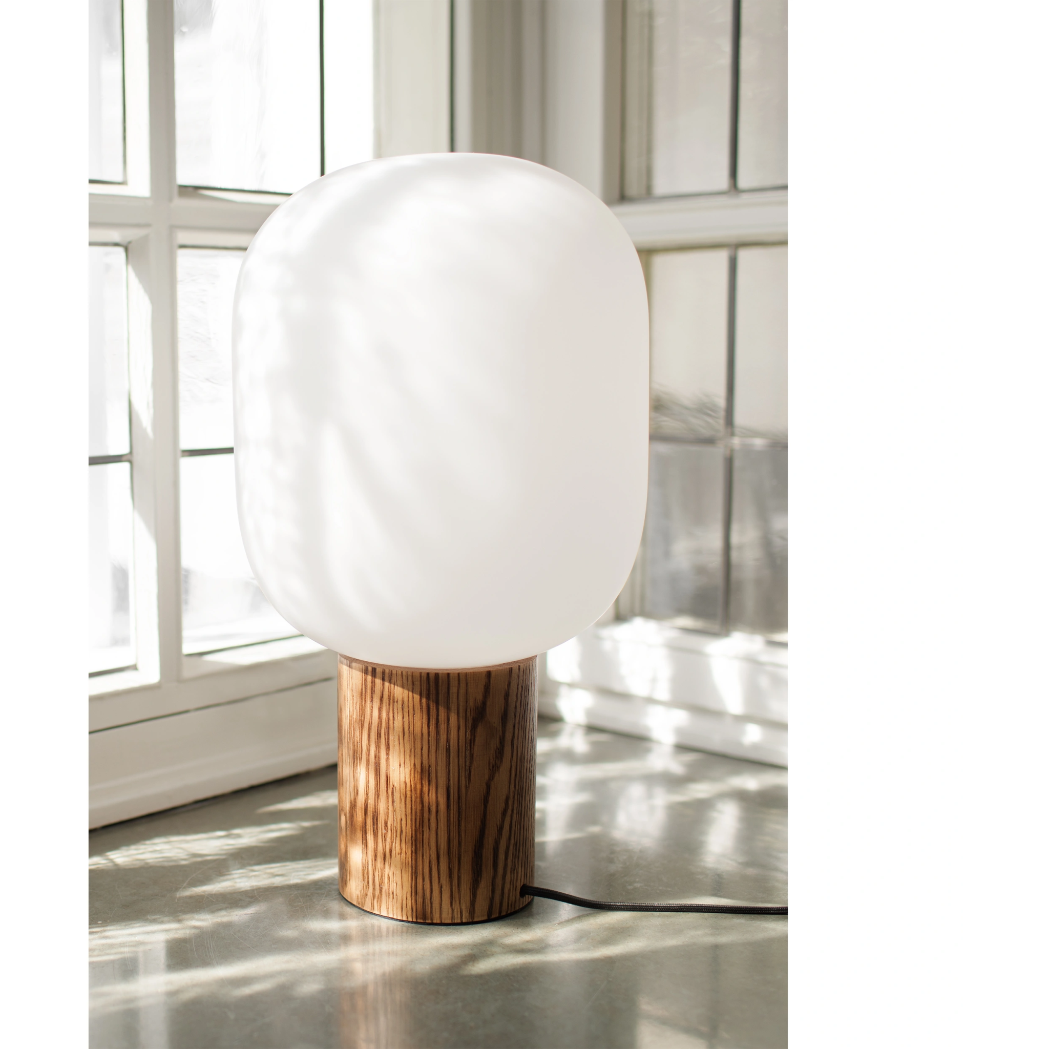 7330024611030 Markslöjd SKENE wood/white bordlampe Lamper,Bordlamper,Bordlamper 86800003250 108663