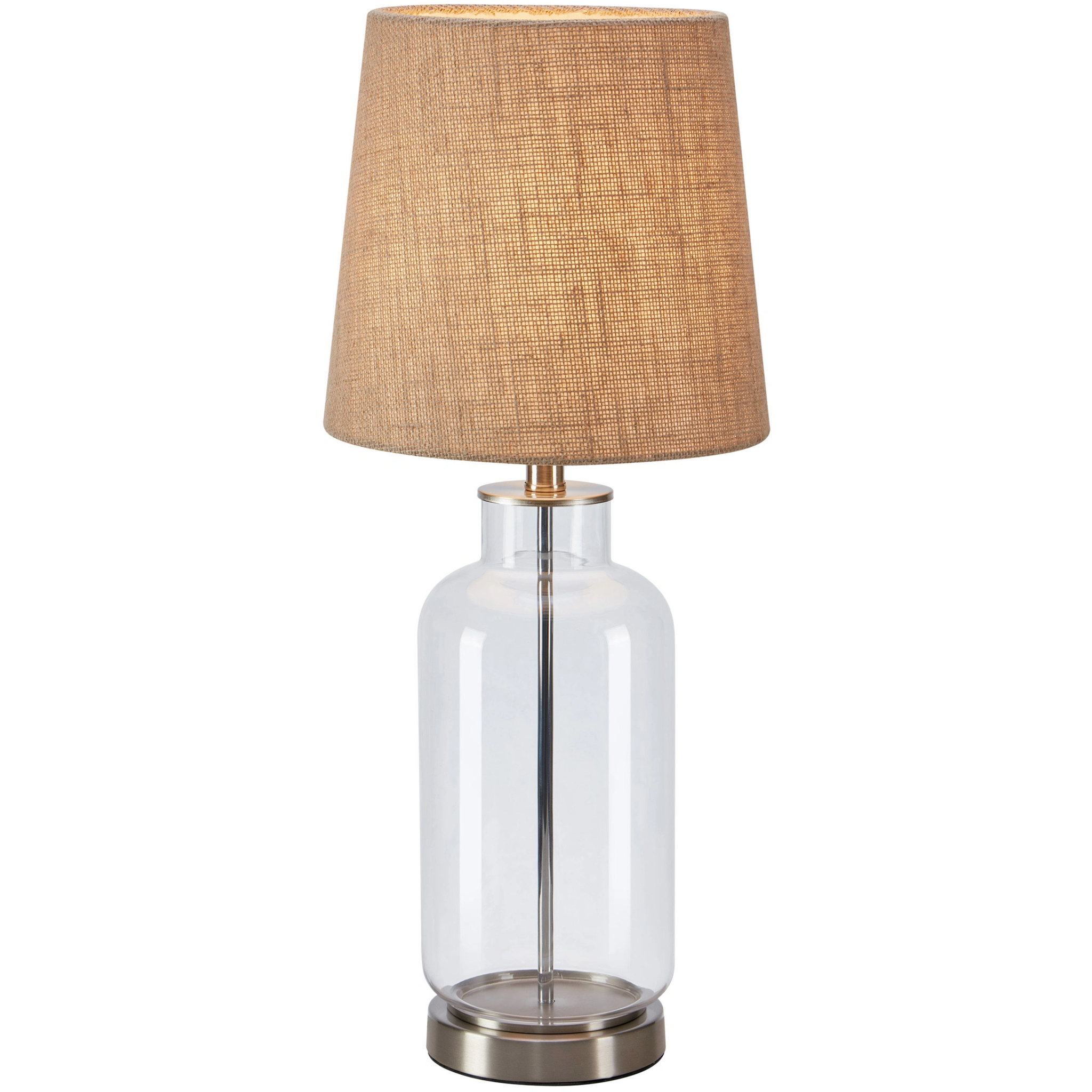 7330024611559 Markslöjd COSTERO steel/clear natural bordlampe Lamper,Bordlamper,Bordlamper 86800002820 108694