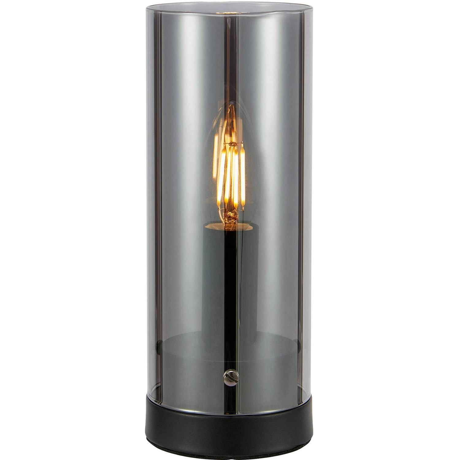 7330024611795 Markslöjd Post sort/røgfarvet - Bordlampe Lamper,Bordlamper,Bordlamper 2190005196 122557