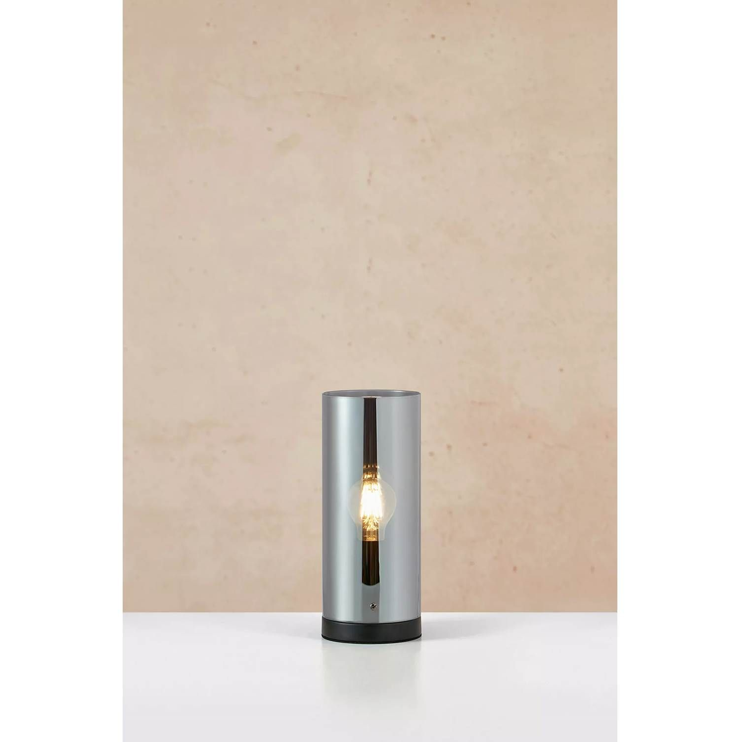 7330024611955 Markslöjd Post sort/røgfarvet - Bordlampe Lamper,Bordlamper,Bordlamper 2190006819 126940