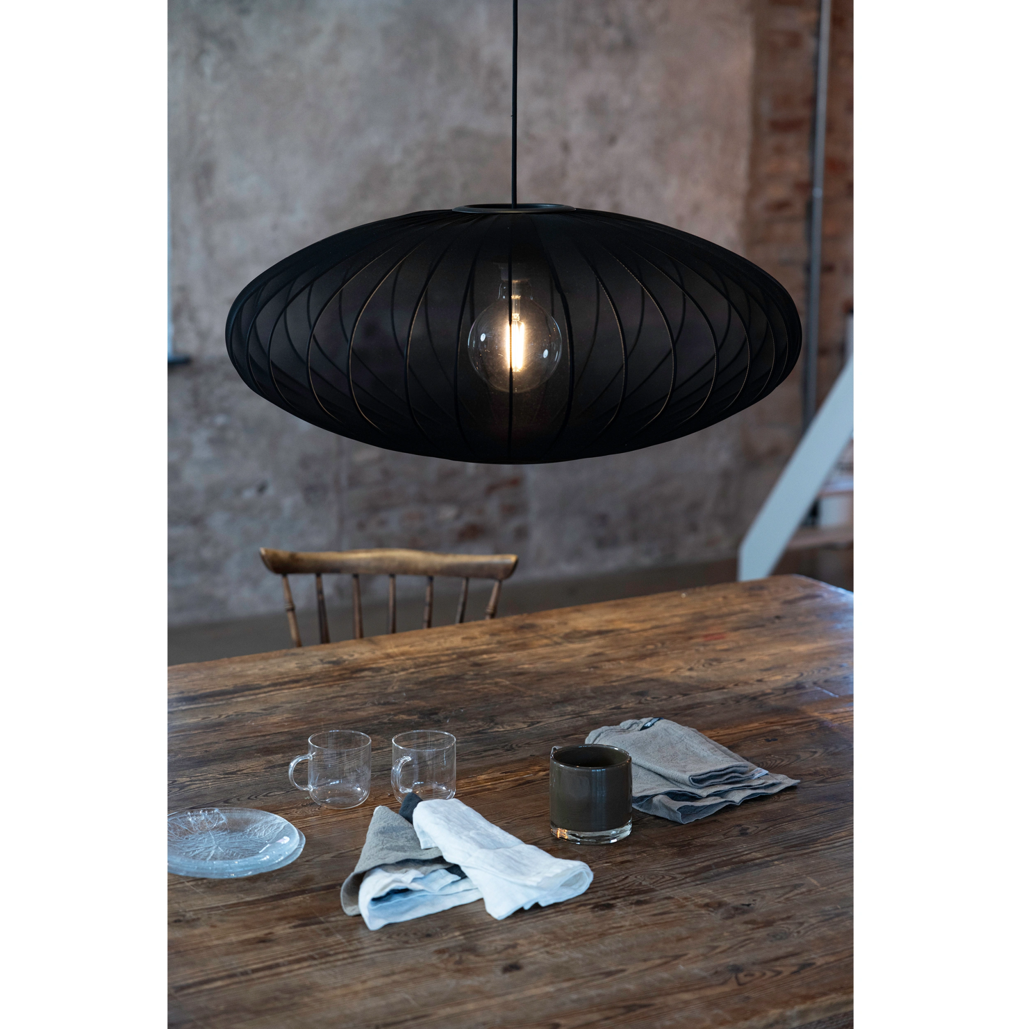 7330024612846 Markslöjd FLORENCE Ø75 black pendel Lamper,Pendler-/ Hængelamper,Pendler/Hængelamper 86800003360 108789