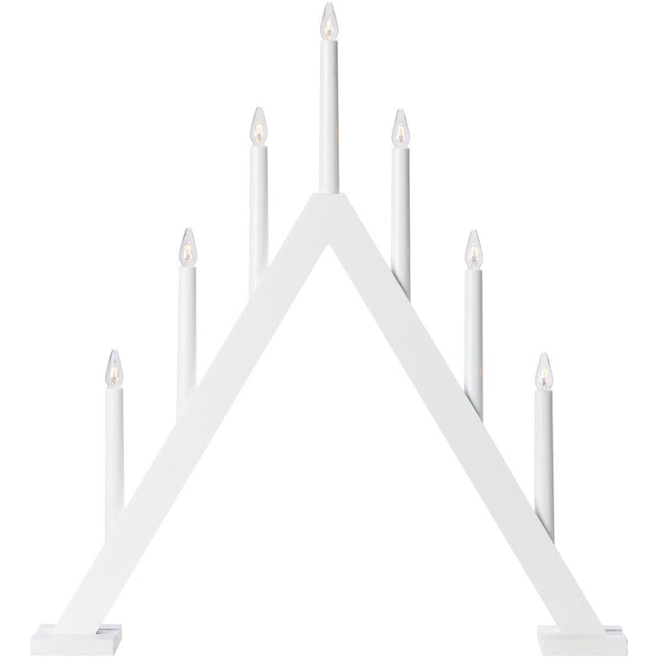 7330024613072 Markslöjd Ariele 7-arm hvid adventsstage Lamper,Julebelysning,Julebelysning 2190006836 126957