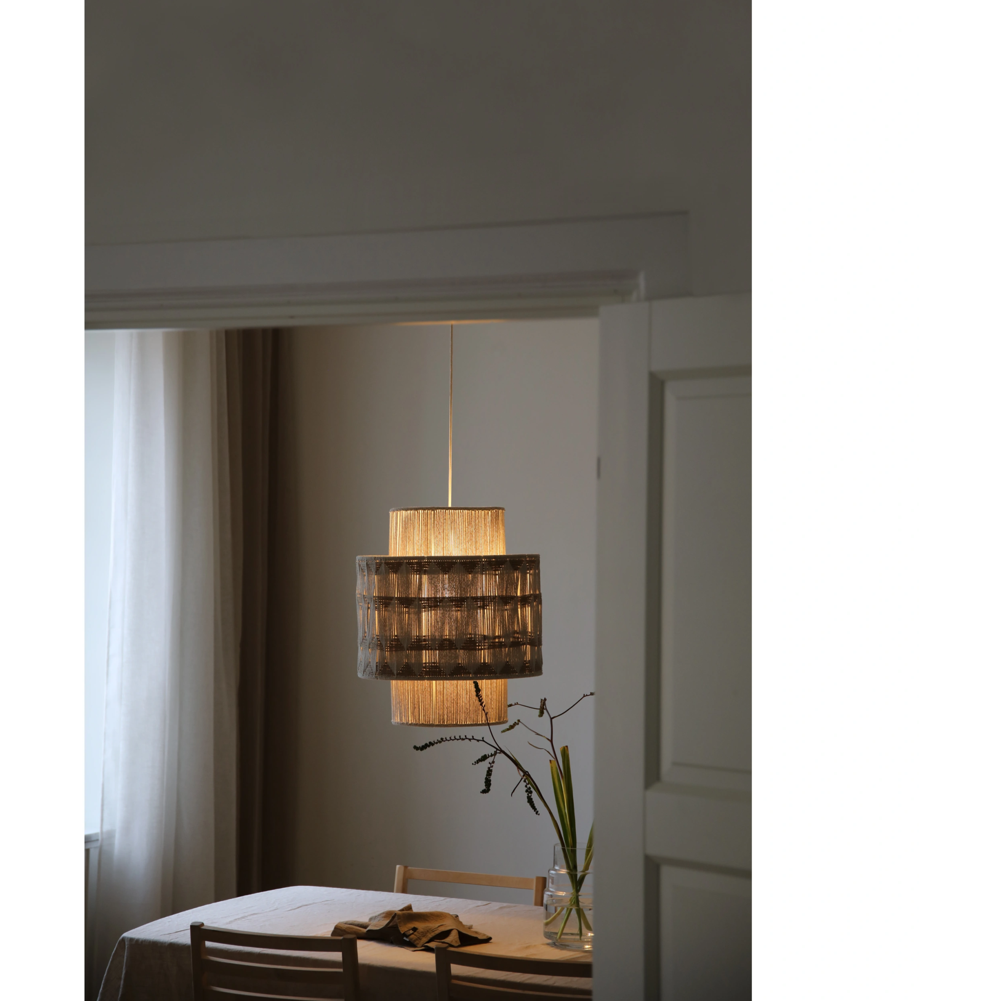 7330024614932 Markslöjd ANO beige/nougat pendel Lamper,Pendler-/ Hængelamper,Pendler/Hængelamper 86800003380 108824