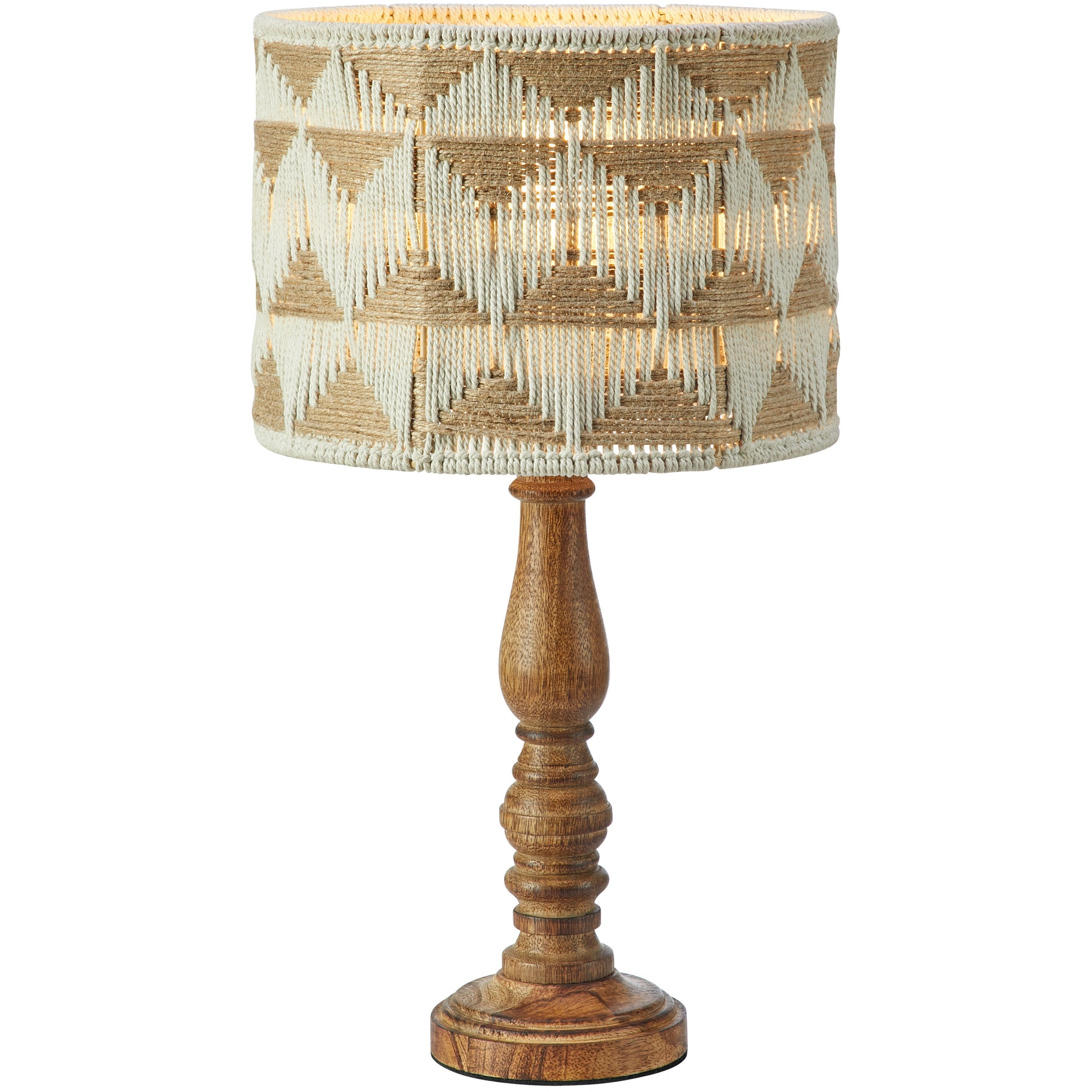 7330024614956 Markslöjd ANO beige/nougat/brown bordlampe Lamper,Bordlamper,Bordlamper 86800002910 108826