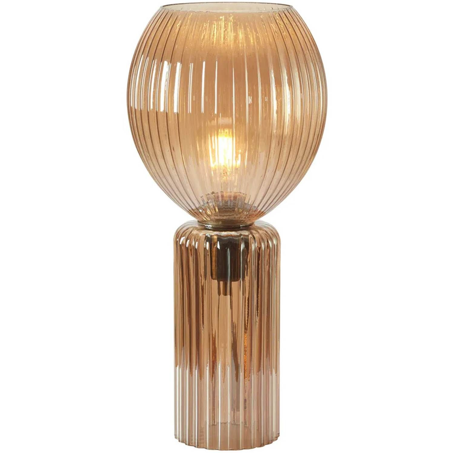 7330024615229 Markslöjd Toulipa ravfarvet bordlampe Lamper,Bordlamper,Bordlamper 2190013515 150933