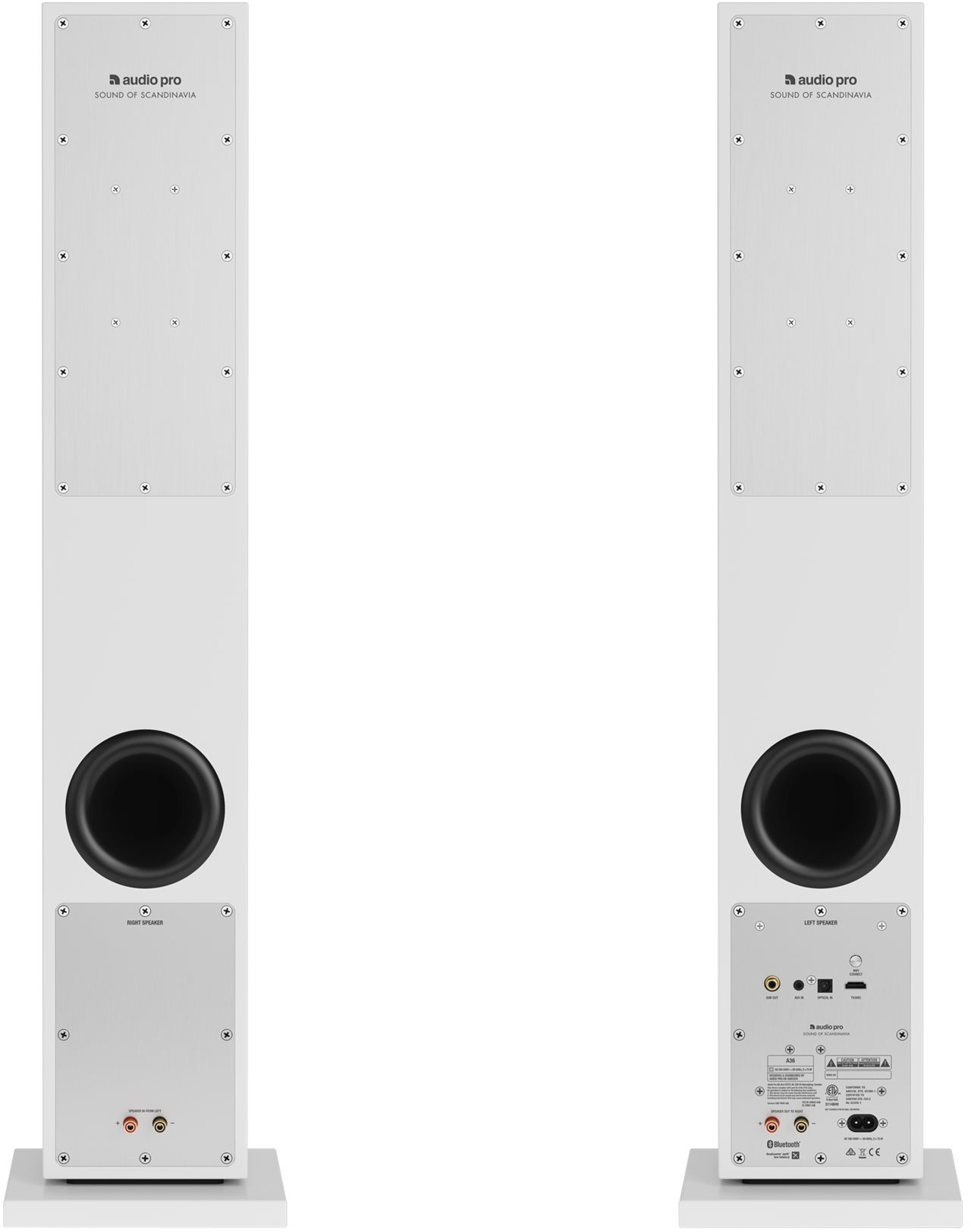 7330117146418 Audio Pro A36 White TV & HIFI,Trådløs lyd,Multiroom højttalere 20500231510 14641