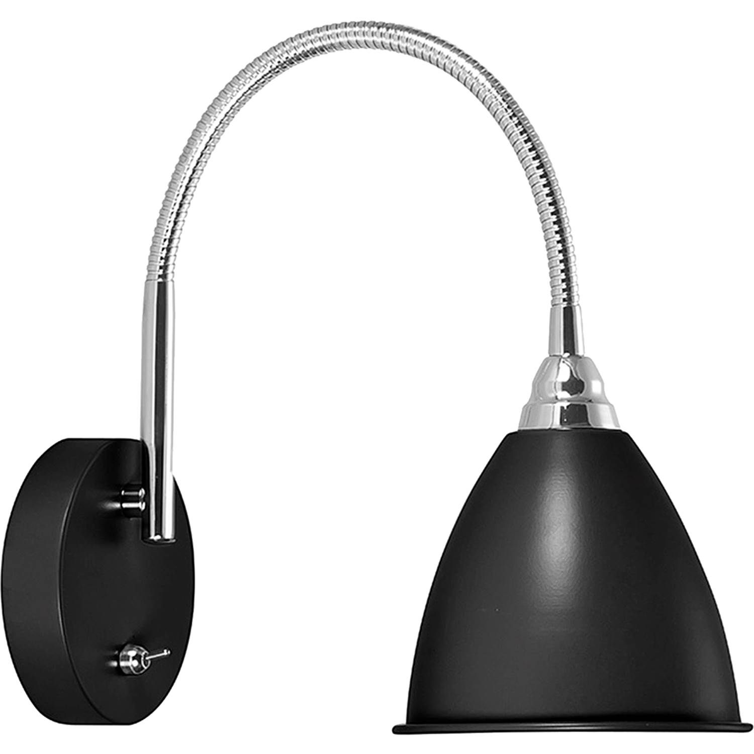 7330525770168 AH Belysning Smögen sort væglampe Lamper,Væglamper,Væglamper 2190000405 108566