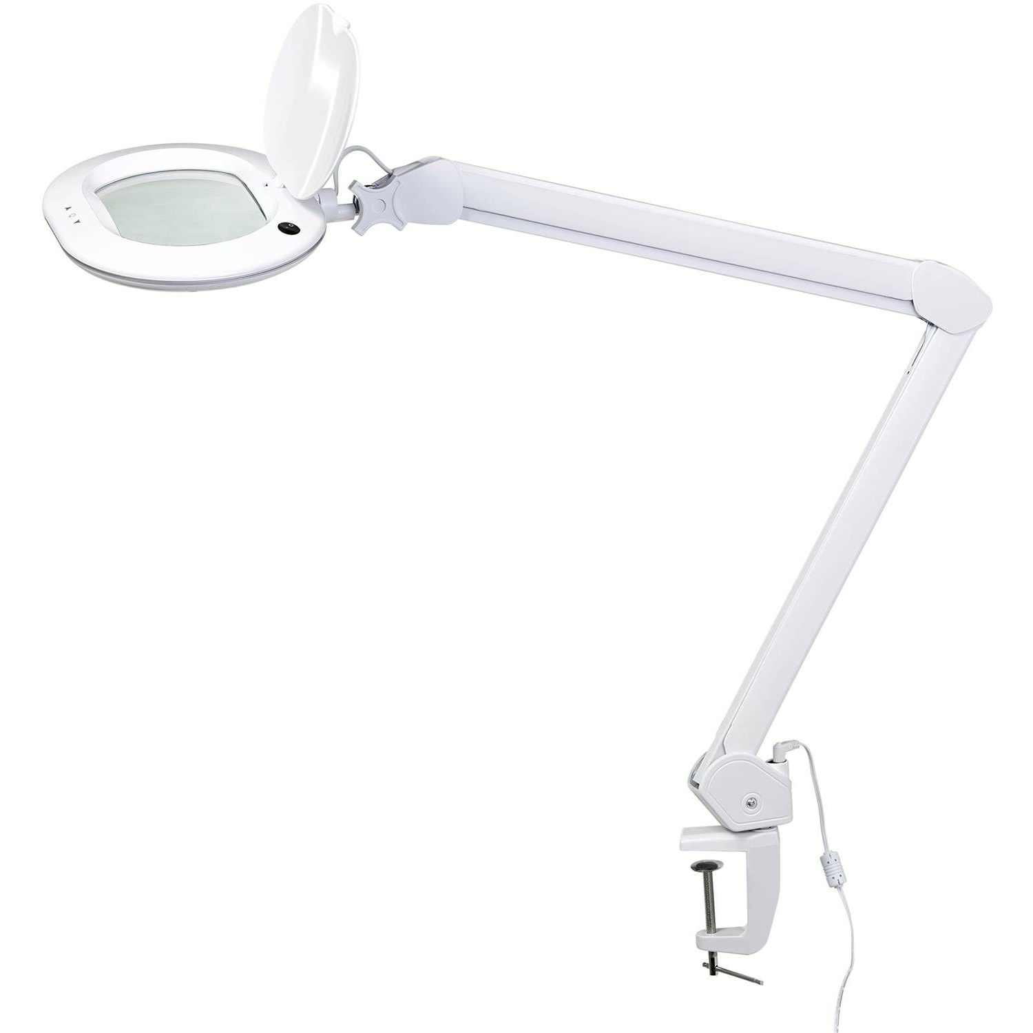 7330525878055 AH Belysning Tibro hvid - Skrivebordslampe Lamper,Bordlamper,Skrivebordslamper 2190000984 113589