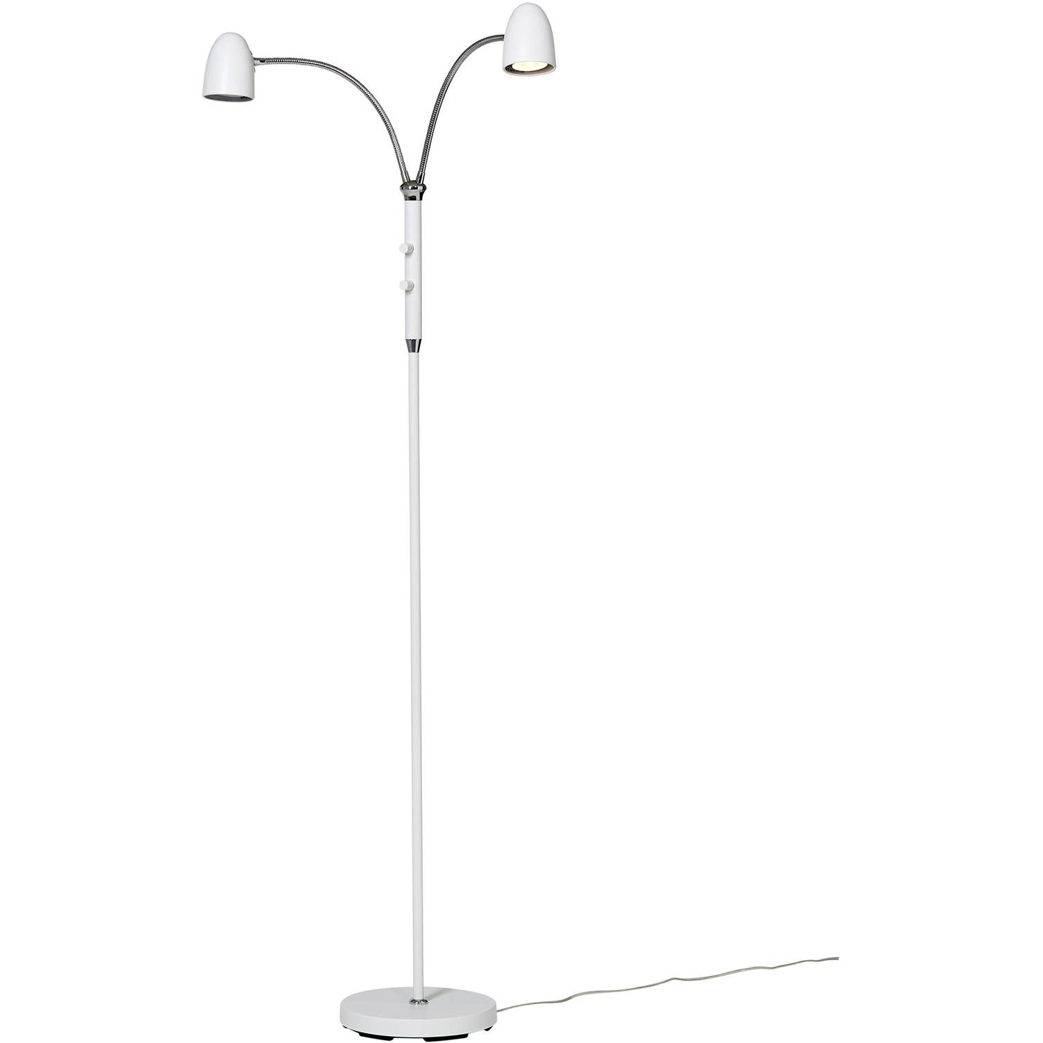7330525898053 AH Belysning Koster hvid - Gulvlampe med 2 arme Lamper,Gulvlamper,Gulvlamper 2190000585 110064