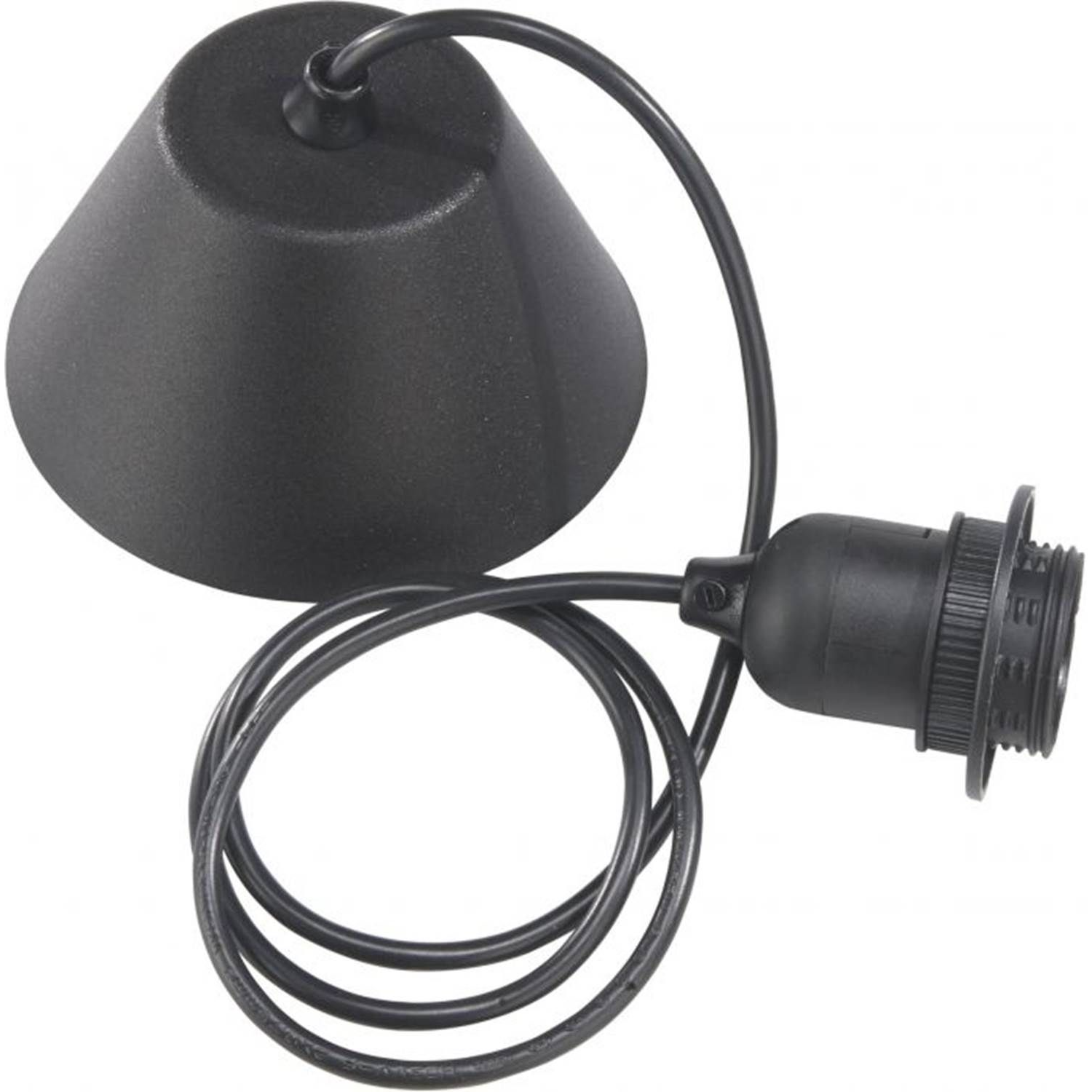 7330976072903 PR Home E27 sort - Ledningsophæng Lamper,Tilbehør til lamper,Tilbehør til lamper 2190001211 114622