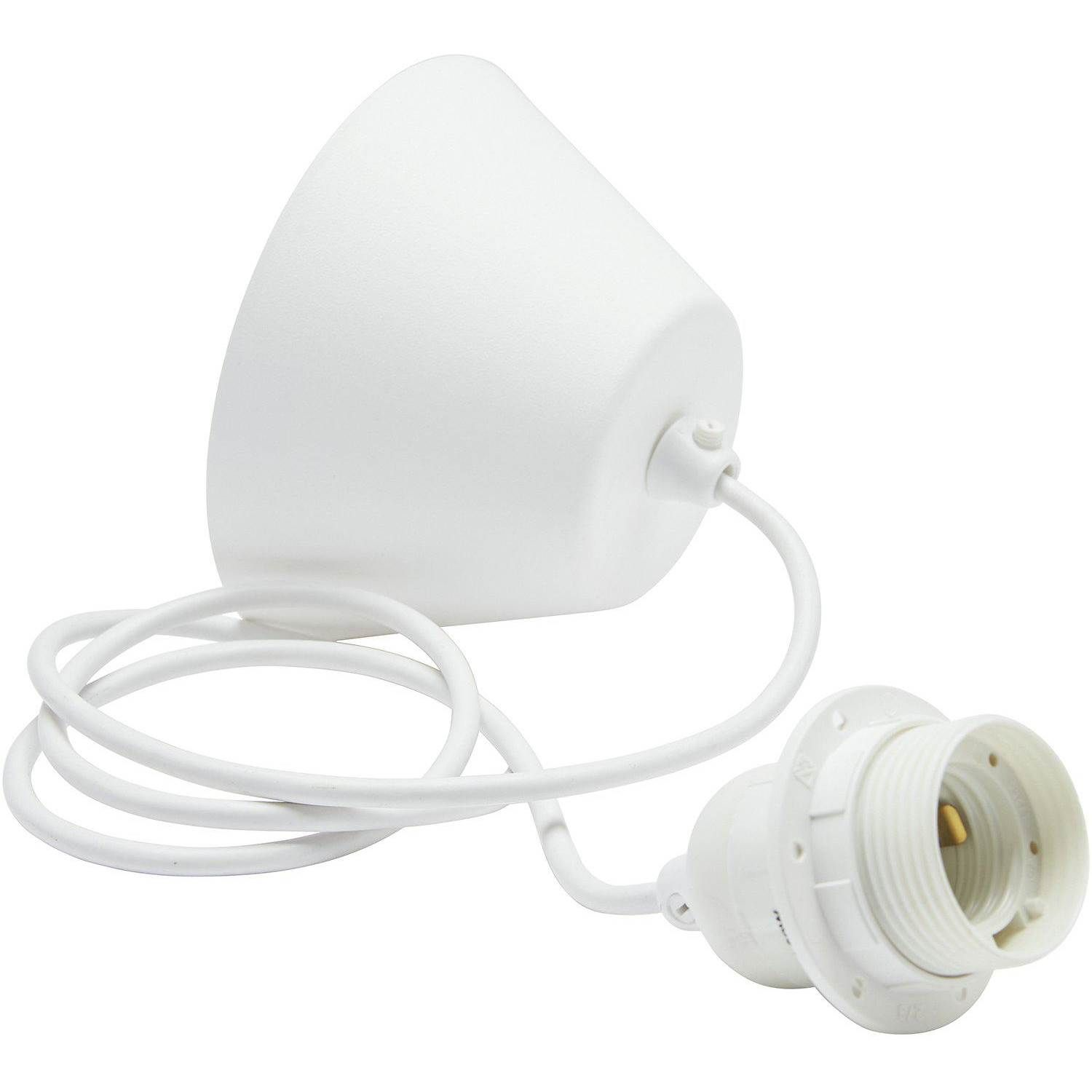 7330976072910 PR Home E27 hvid - Ledningsophæng Lamper,Tilbehør til lamper,Tilbehør til lamper 2190001555 116358