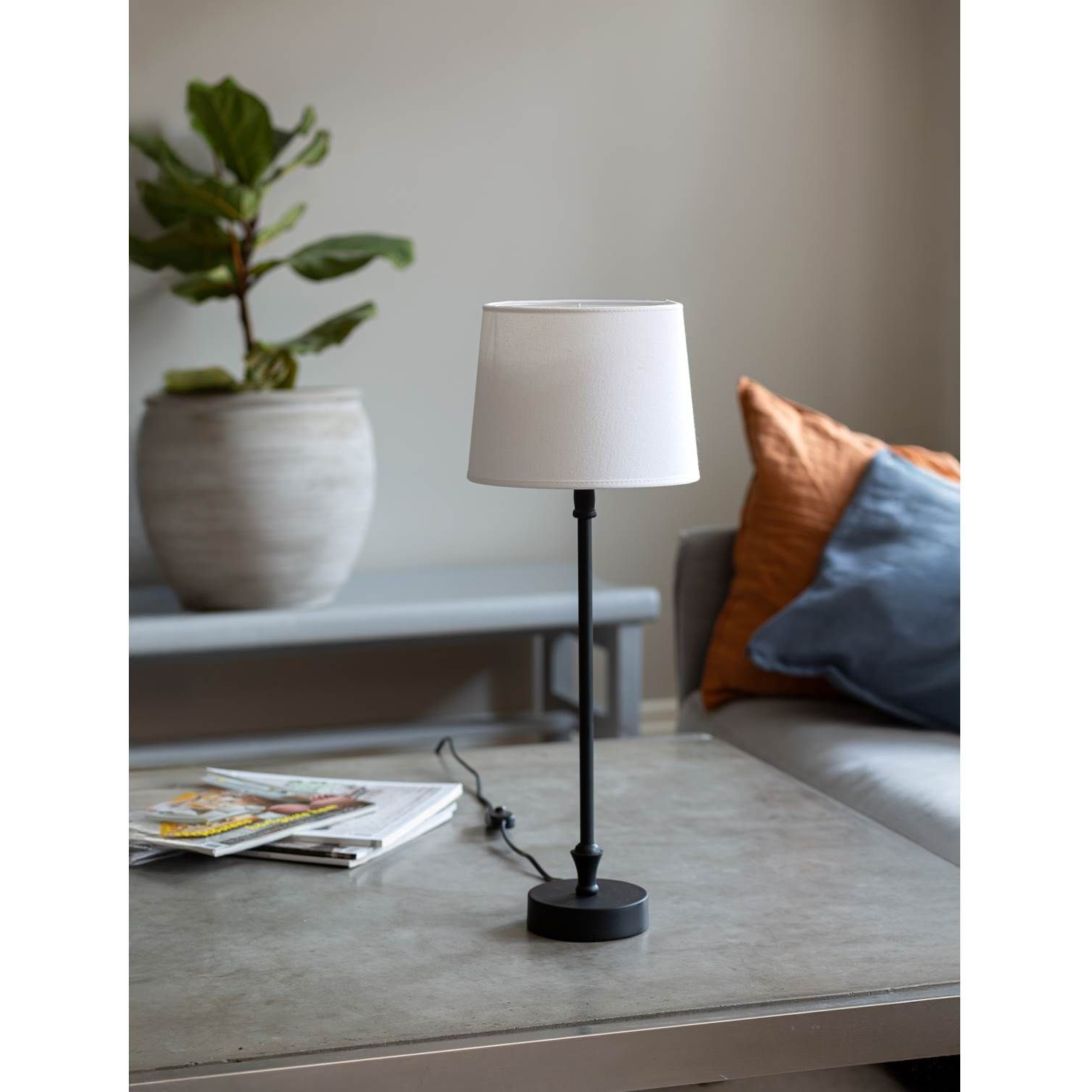 7330976104420 PR Home Liam sort bordlampe Lamper,Bordlamper,Bordlamper 2190011698 148243