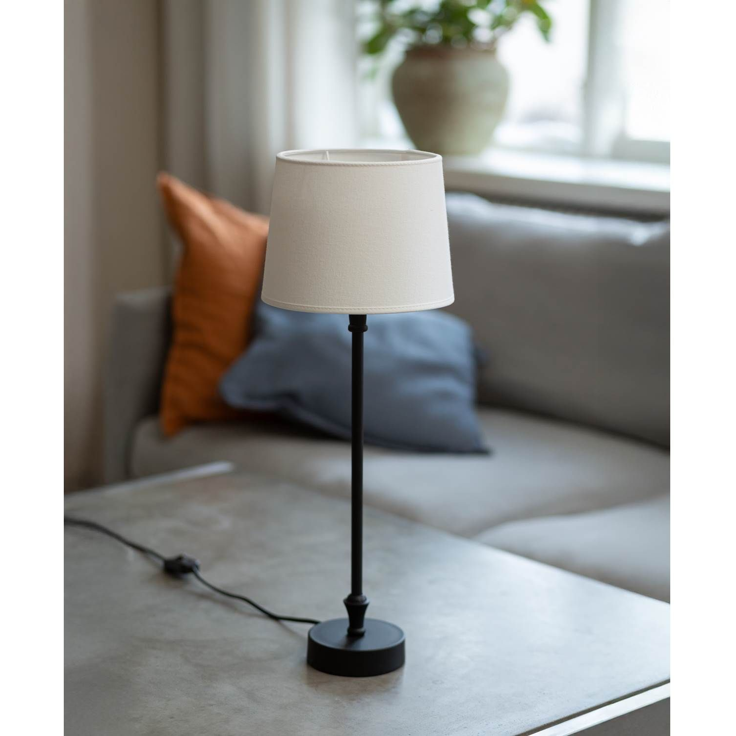 7330976104420 PR Home Liam sort bordlampe Lamper,Bordlamper,Bordlamper 2190011698 148243