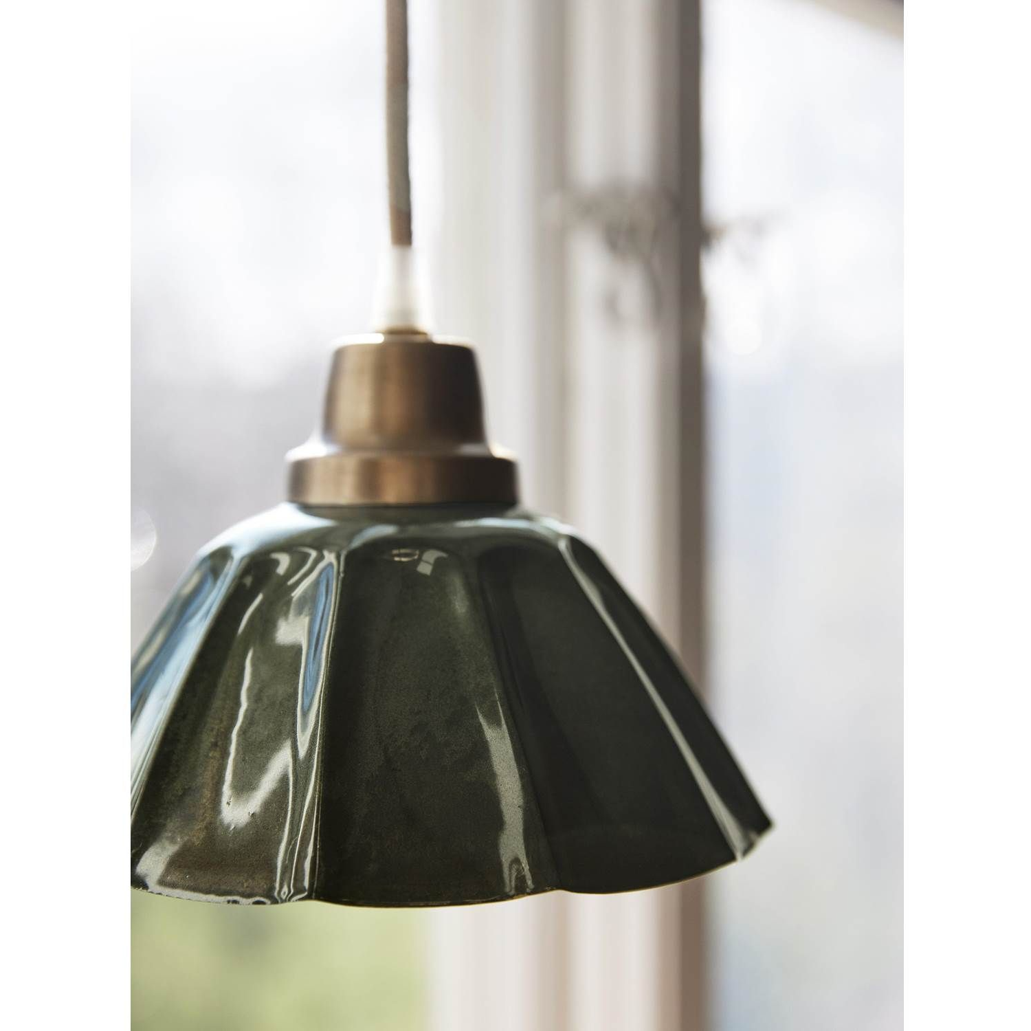 7330976140534 PR Home Ester mørkegrøn Ø17 - Pendel Lamper,Pendler-/ Hængelamper,Pendler/Hængelamper 2190010616 144342