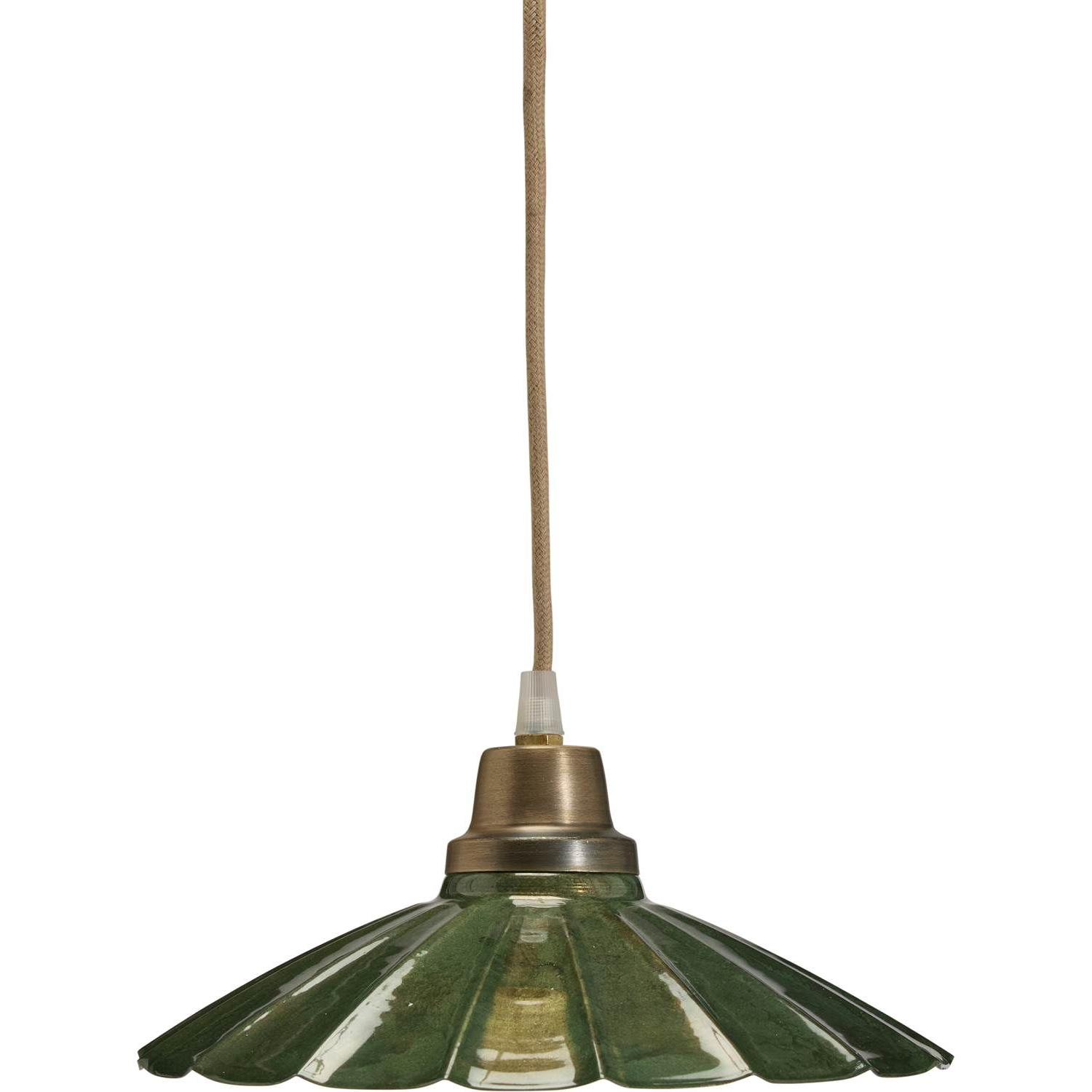 7330976140572 PR Home Ester mørkegrøn Ø24 - Pendel Lamper,Pendler-/ Hængelamper,Pendler/Hængelamper 2190010620 144346