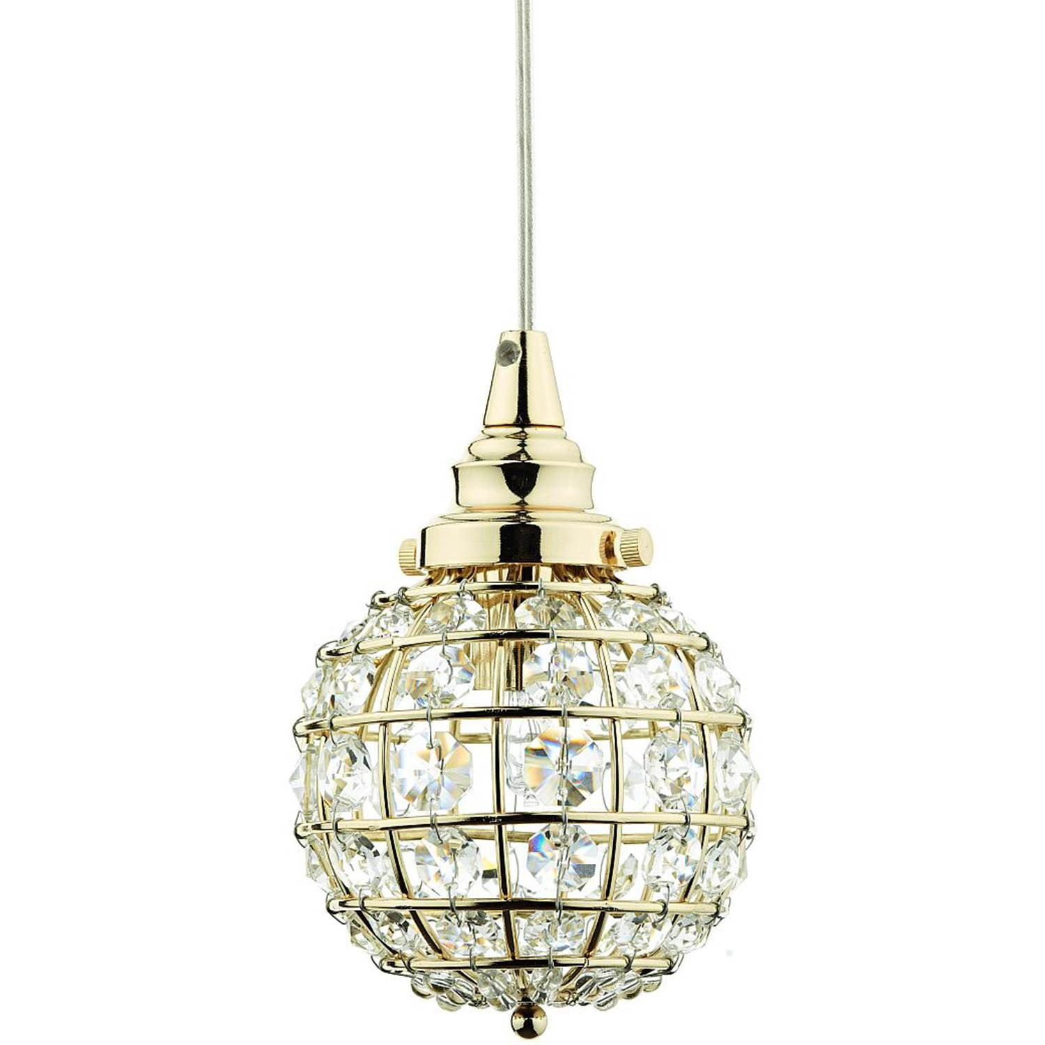 7332065062949 Oriva Kristallboll messing - Pendel Lamper,Pendler-/ Hængelamper,Pendler/Hængelamper 2190000565 109994