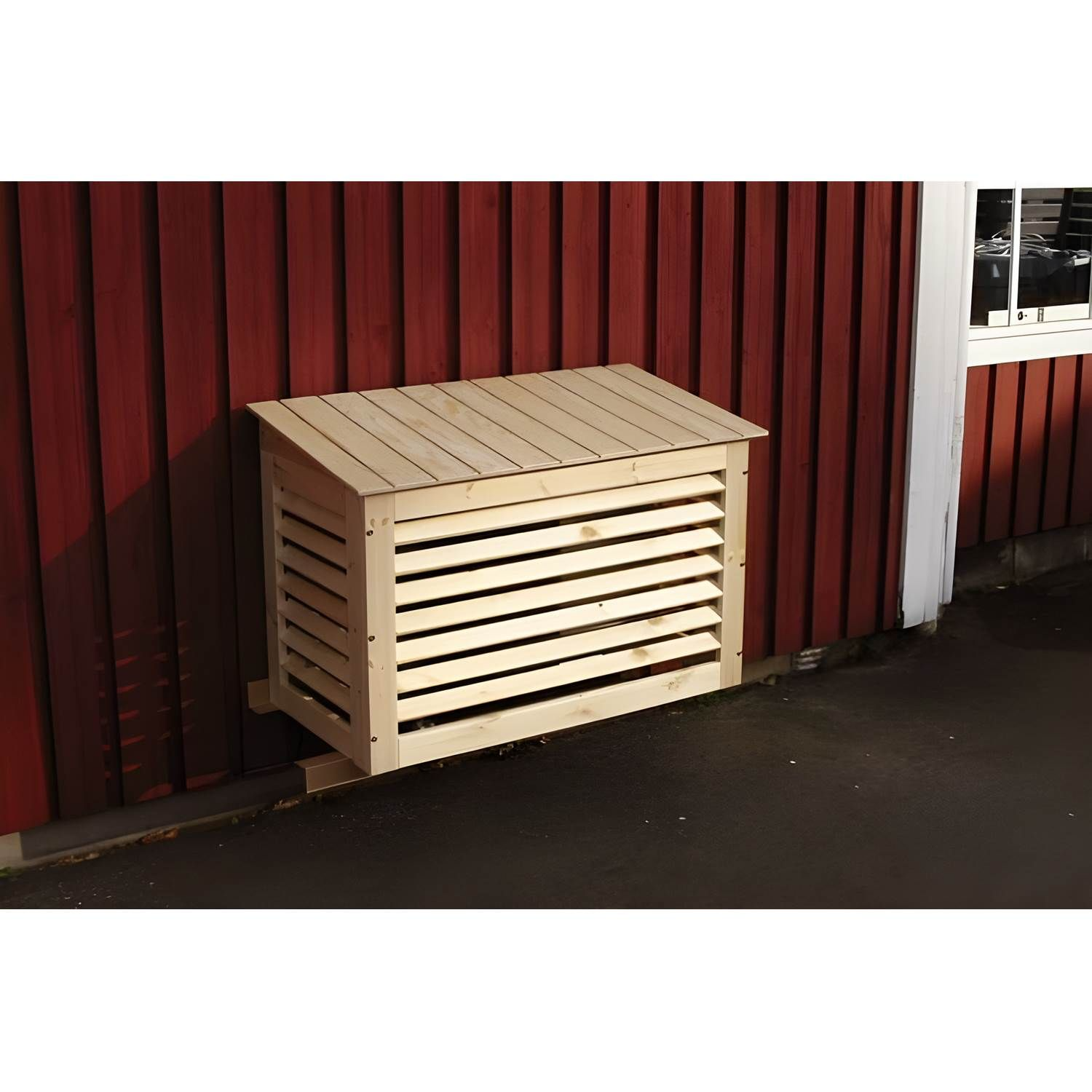 7332150955699 Canvac træhus EW 3001 - Hus til varmepumpe, udedel Hus & Have,Klima/ ventilation,Varmepumper 2190002207 EW 3001