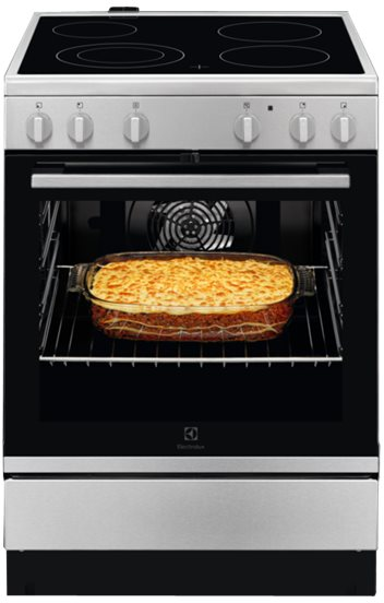 7332543768660 Electrolux LKR64001SX - Glaskeramisk komfur Hvidevarer,Komfurer,Glaskeramiske komfurer 7600007660 LKR64001SX