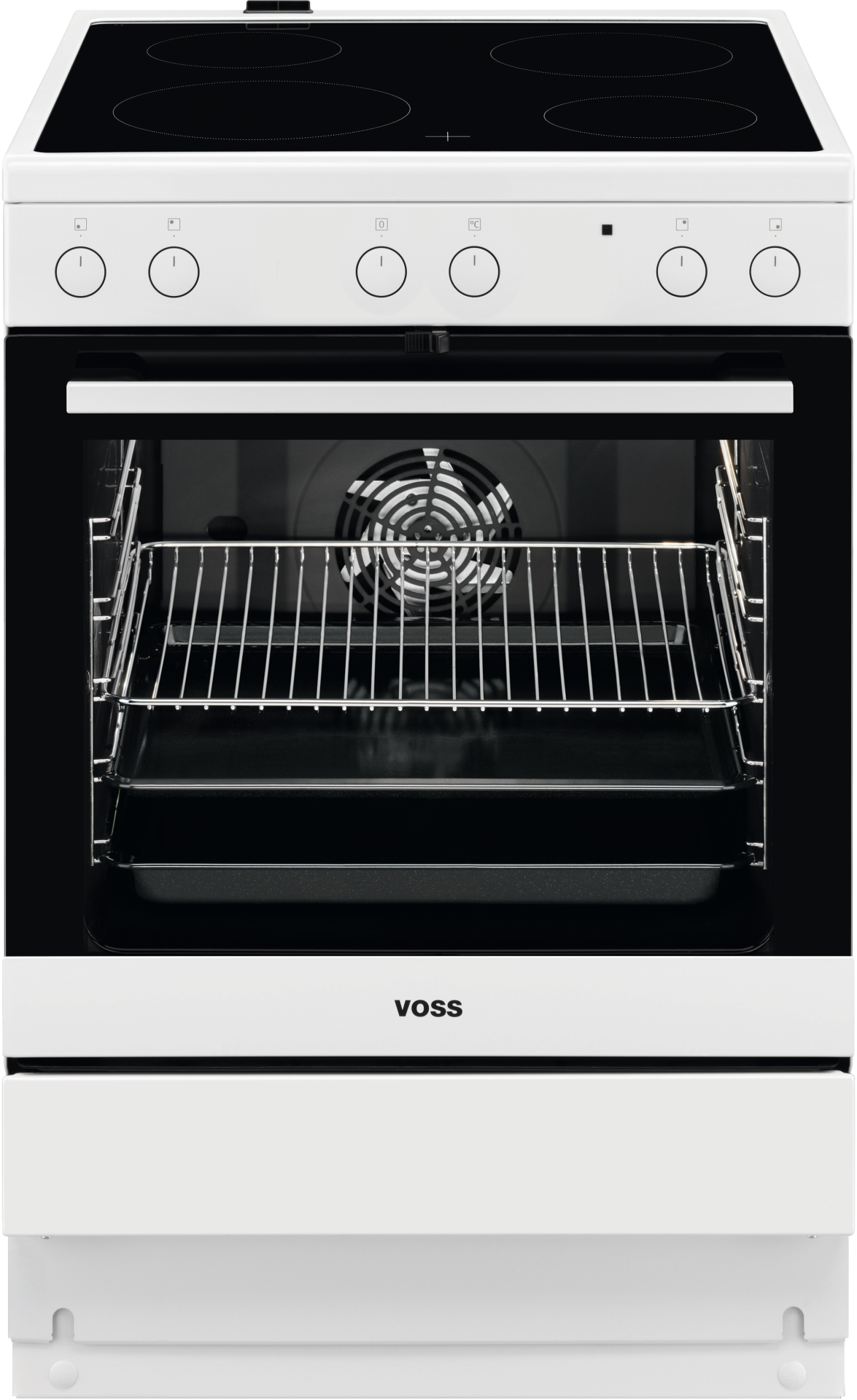 7332543768998 Voss VKK60340HV - Glaskeramisk komfur Hvidevarer,Komfurer,Glaskeramiske komfurer 6700000210 VKK60340HV