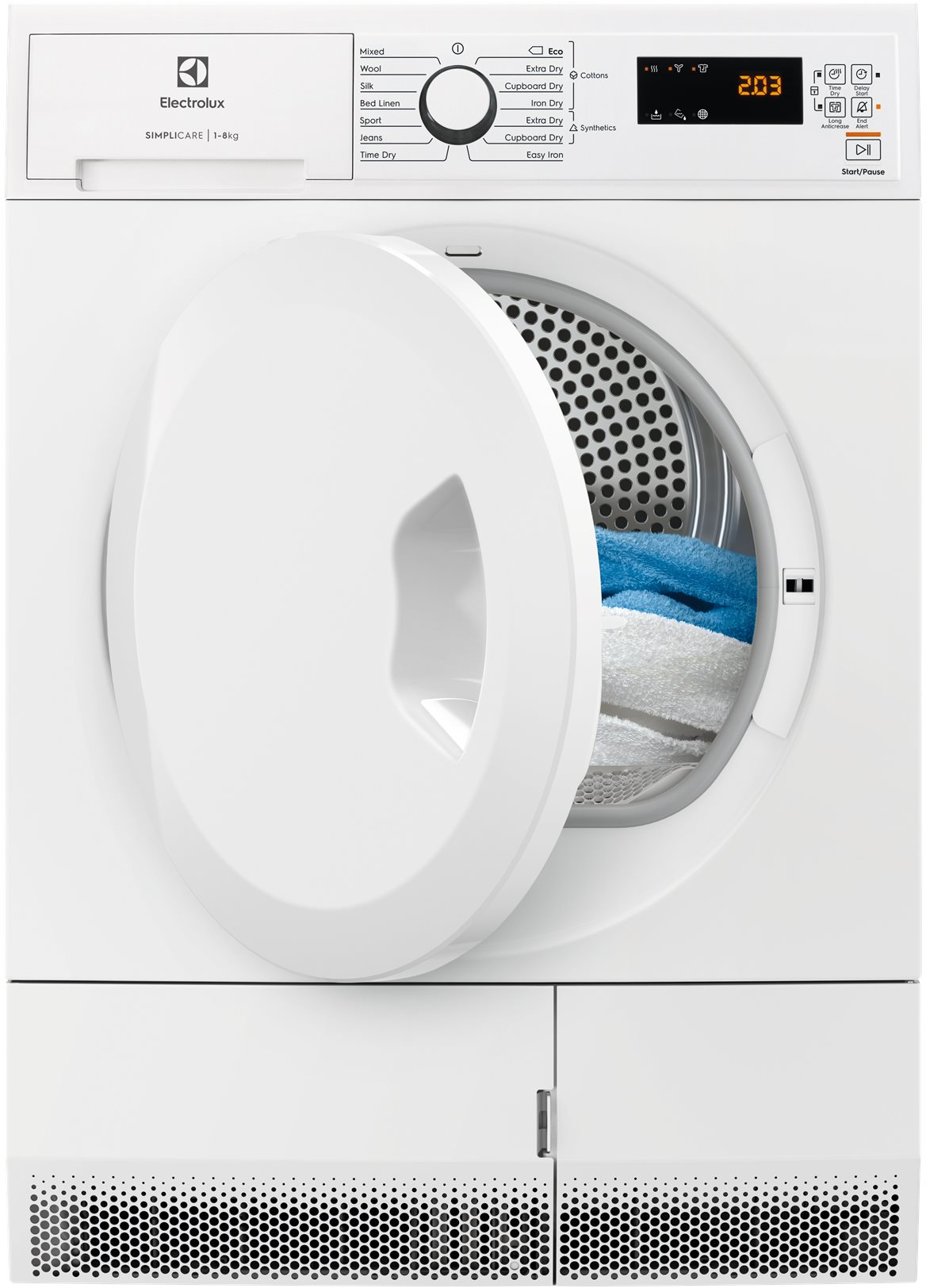 7332543780358 Electrolux EW2H328R4 - Kondenstørretumbler m/varmepumpe Hvidevarer,Tørretumbler,Kondenstørretumblere 7600007560 EW2H328R4