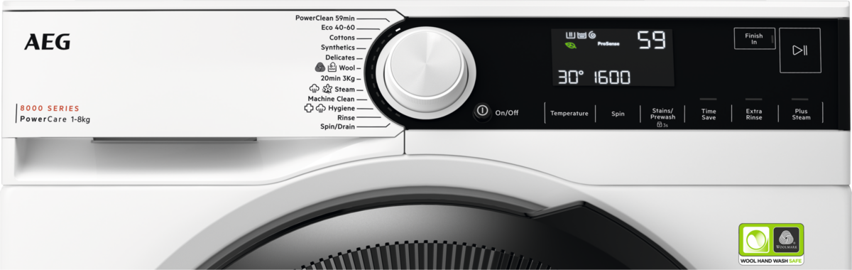 7332543886746 AEG LR834T86N - Frontbetjent vaskemaskine Hvidevarer,Vaskemaskine,Frontbetjente vaskemaskiner 1100005410 LR834T86N