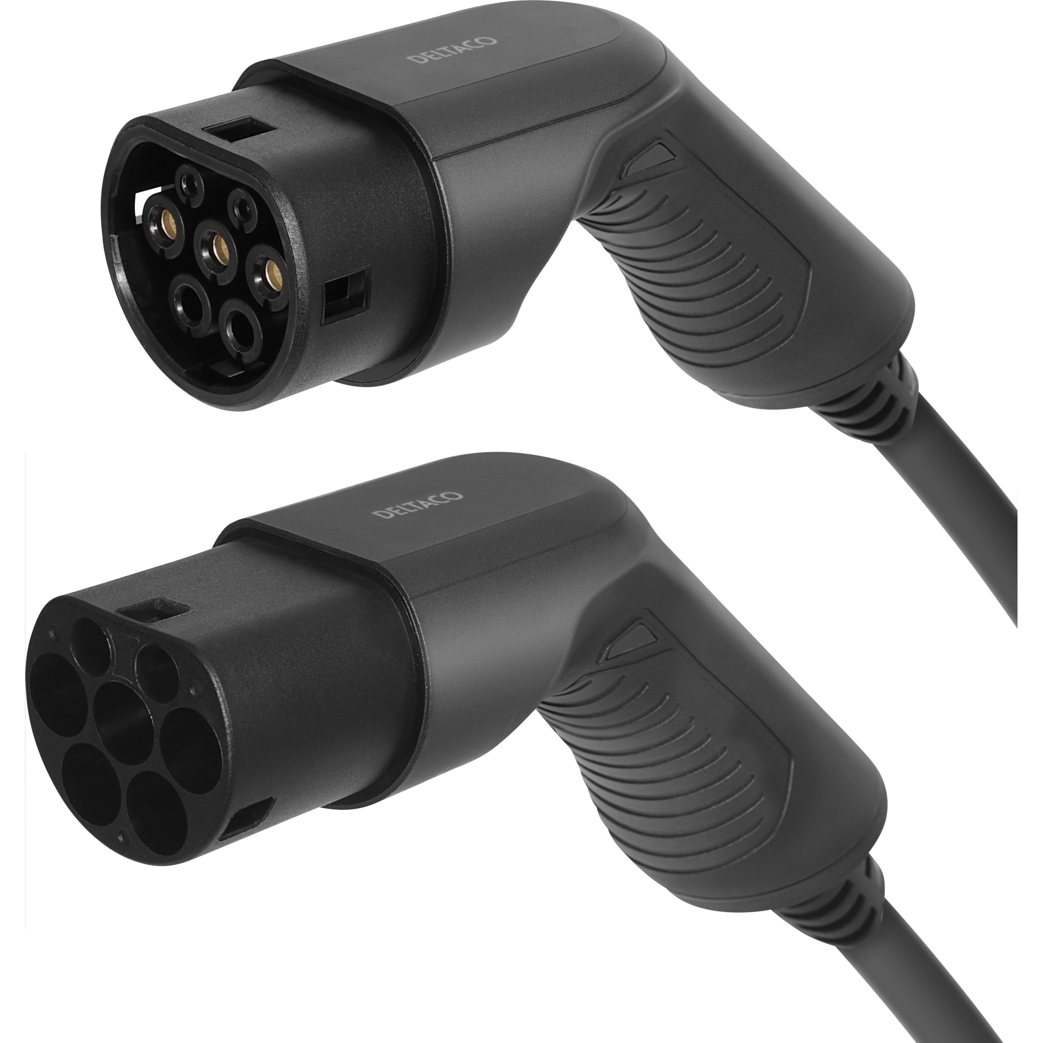 7333048047601 Deltaco EV-12110 type 2, 1 fase, 32A, 10M ladekabel Hus & Have,Elektriske køretøjer,Tilbehør til ladestander 74600010920 EV-12110