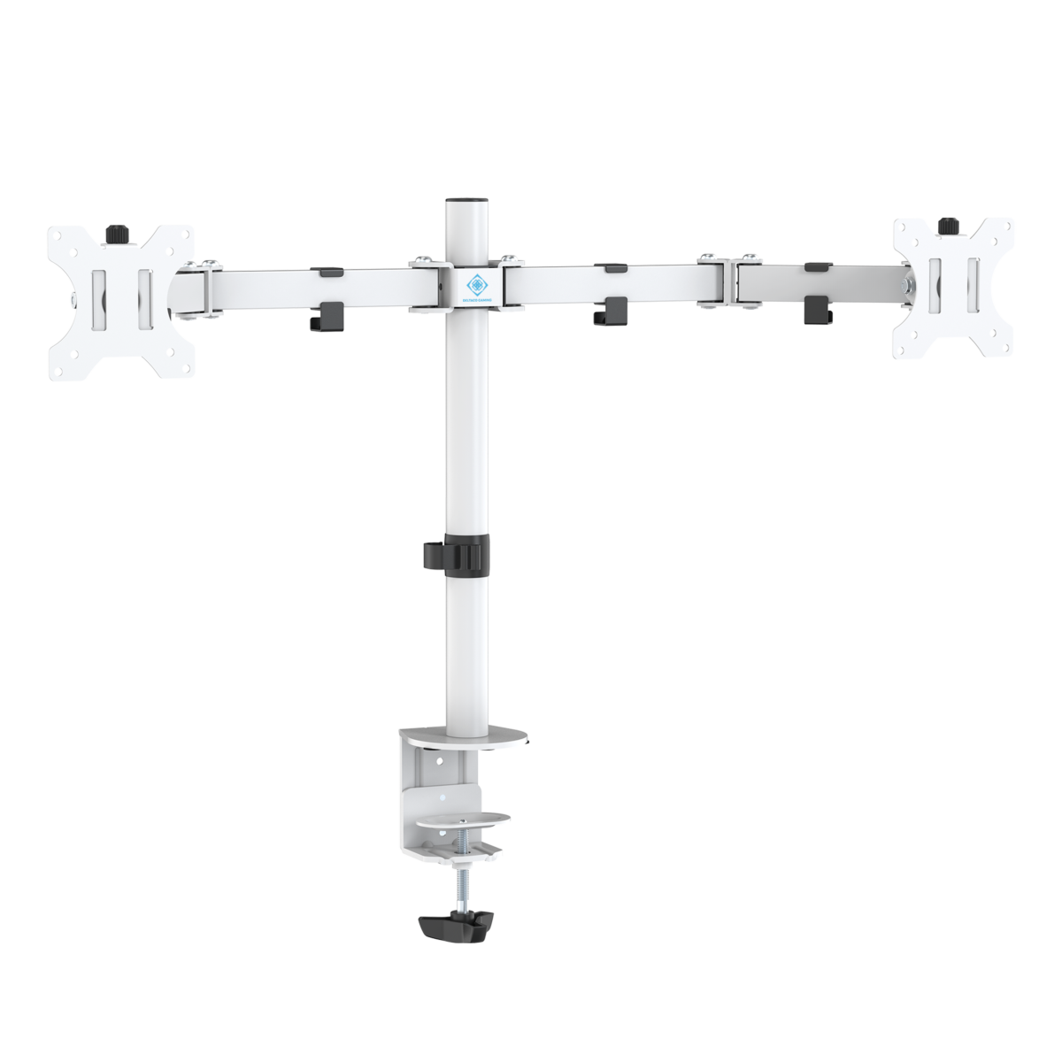 7333048056542 Deltaco Gaming WA86 dual-monitor desk mount, 13''-32'', whit Computer & IT,Gaming,Gaming tilbehør 74600010730 WA86